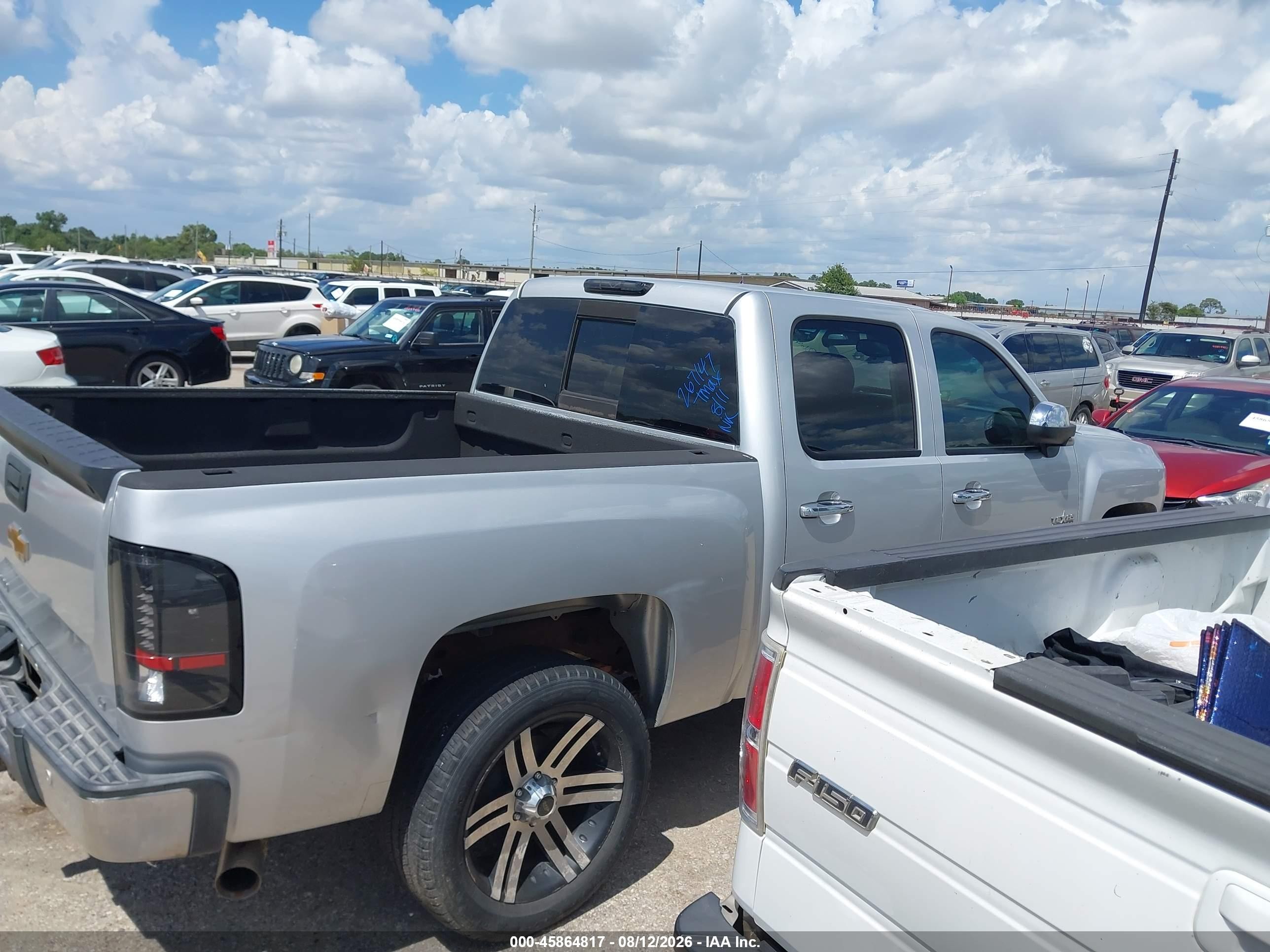 2013 Chevrolet Silverado 1500 Lt Silver vin: 3GCPCSE09DG267147