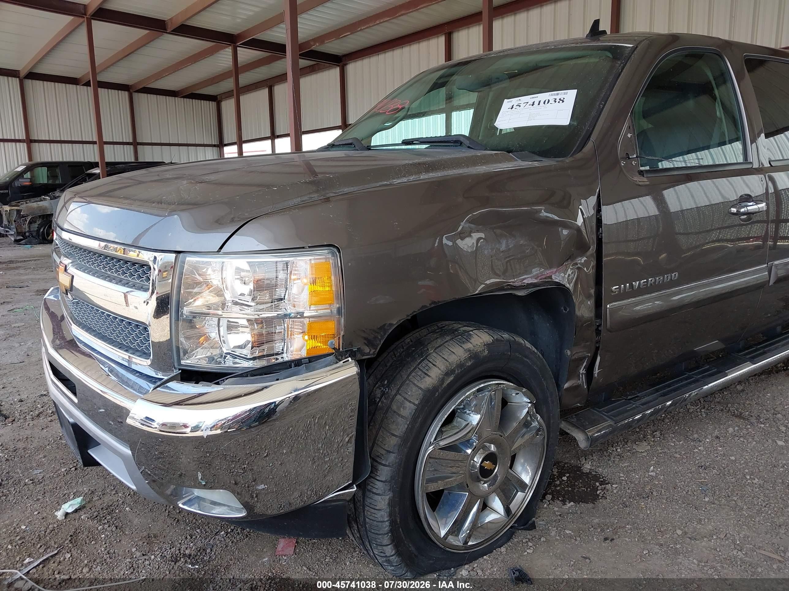 2012 Chevrolet Silverado 1500 Lt Gray vin: 3GCPCSE0XCG308867