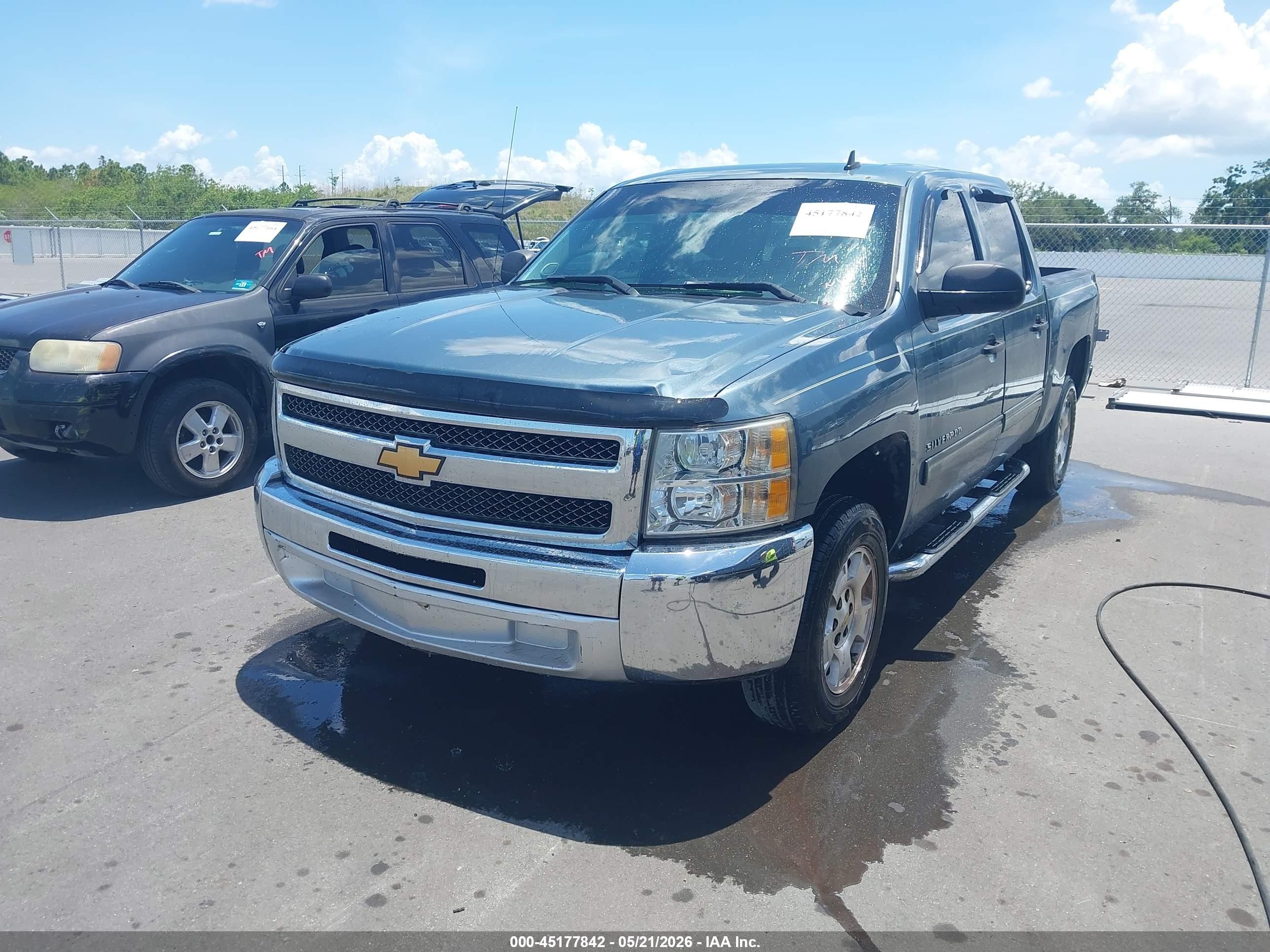 2013 Chevrolet Silverado 1500 Lt Light Blue vin: 3GCPCSE0XDG246372
