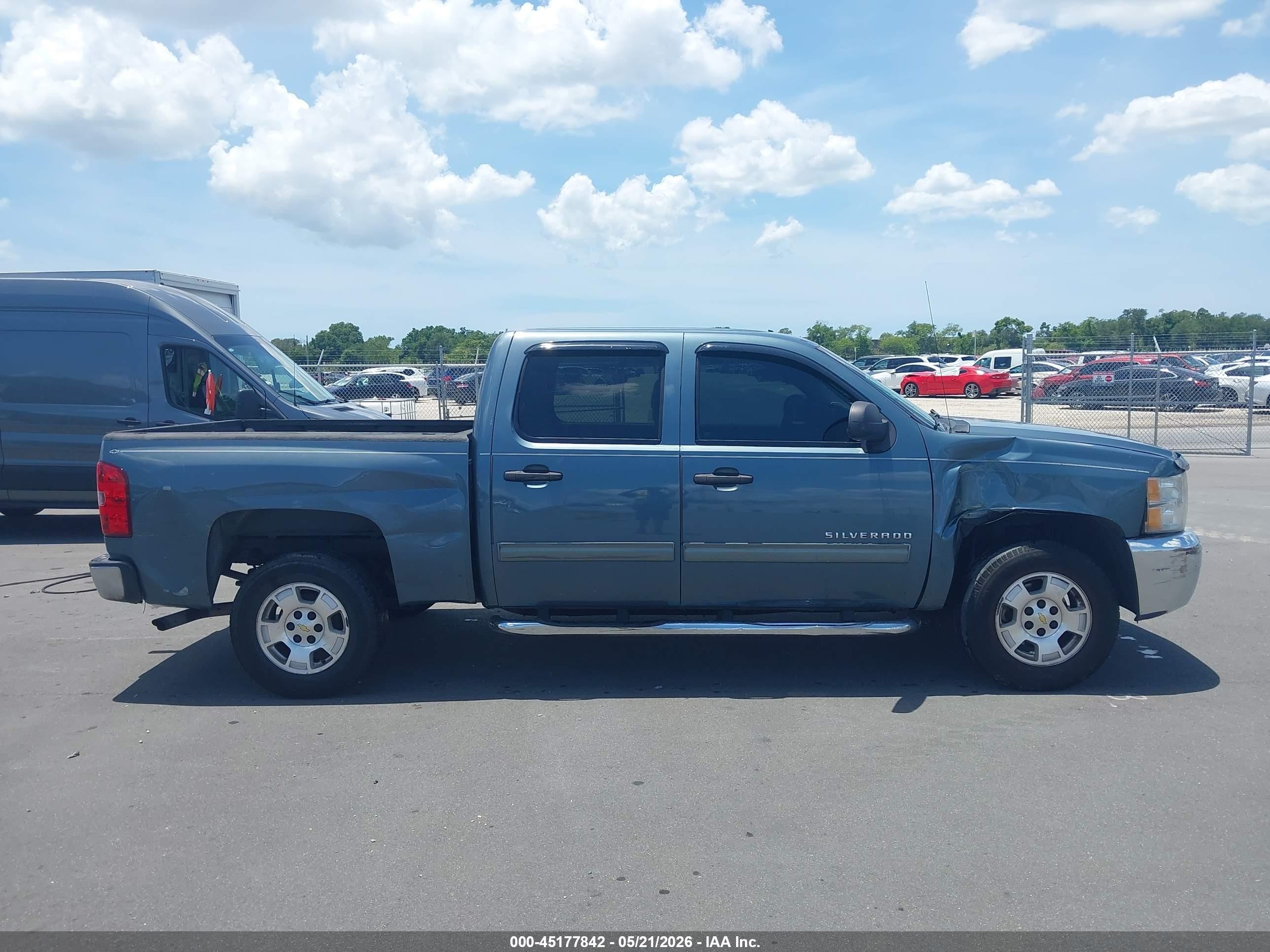 2013 Chevrolet Silverado 1500 Lt Light Blue vin: 3GCPCSE0XDG246372
