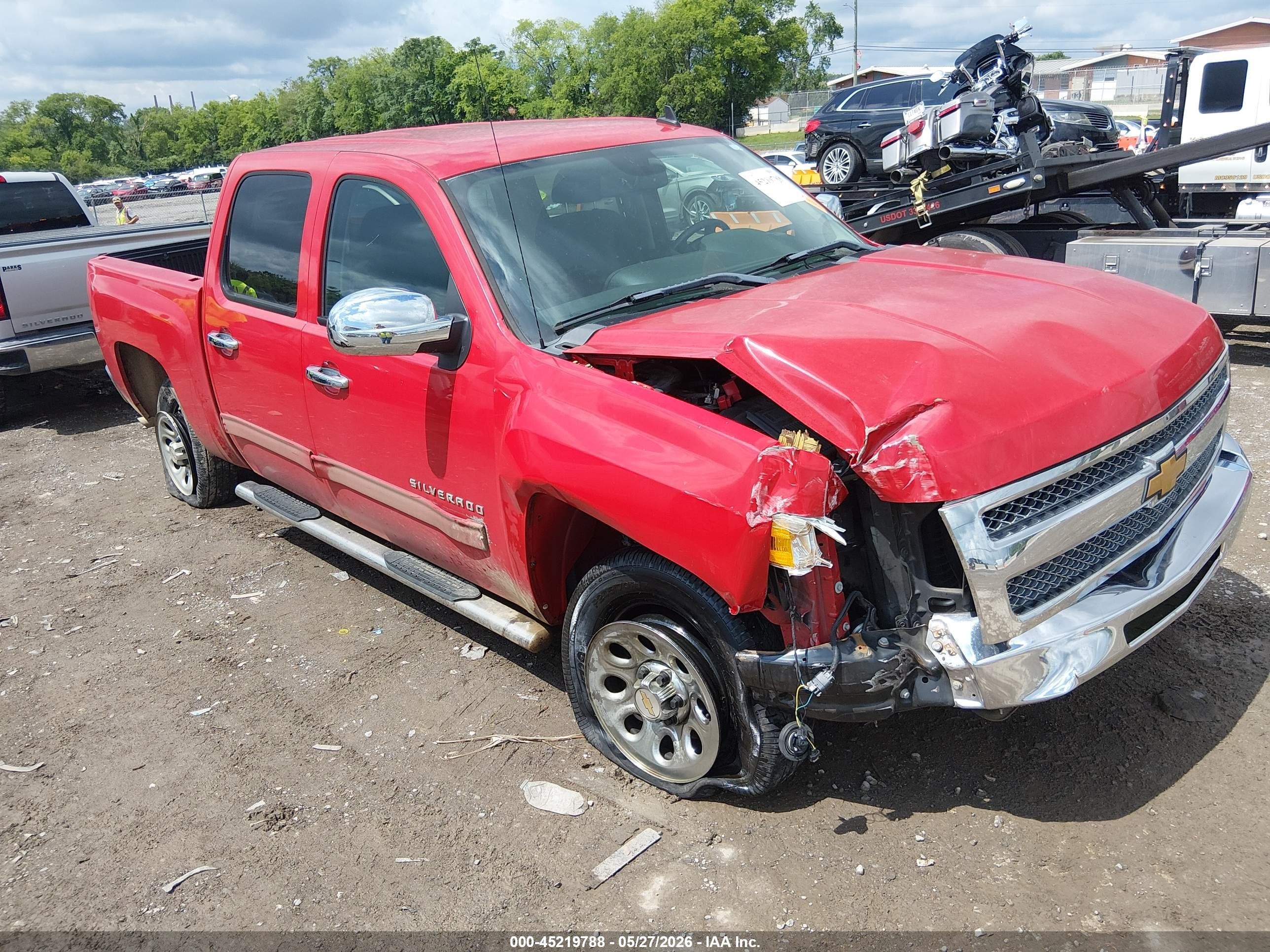 2013 Chevrolet Silverado 1500 Lt Red vin: 3GCPCSE0XDG284829