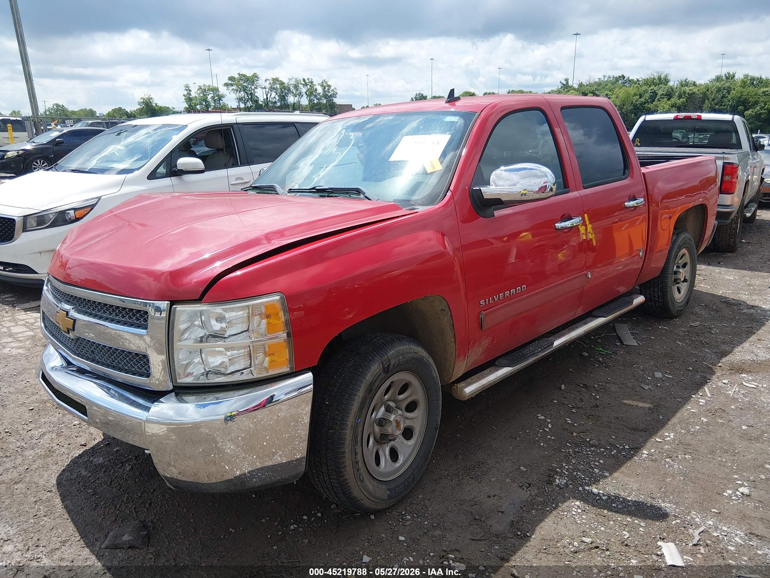 2013 Chevrolet Silverado 1500 Lt Red vin: 3GCPCSE0XDG284829