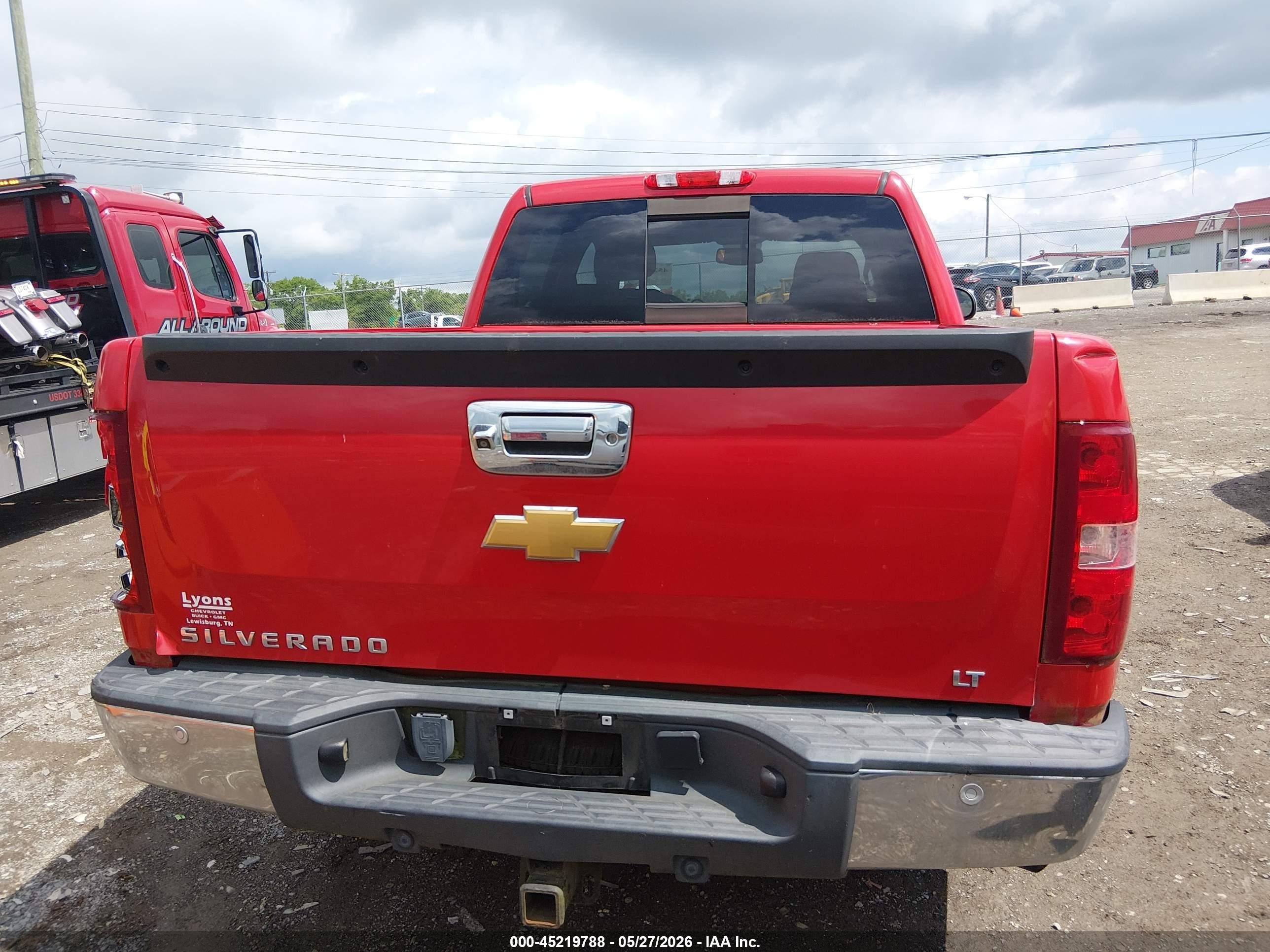 2013 Chevrolet Silverado 1500 Lt Red vin: 3GCPCSE0XDG284829
