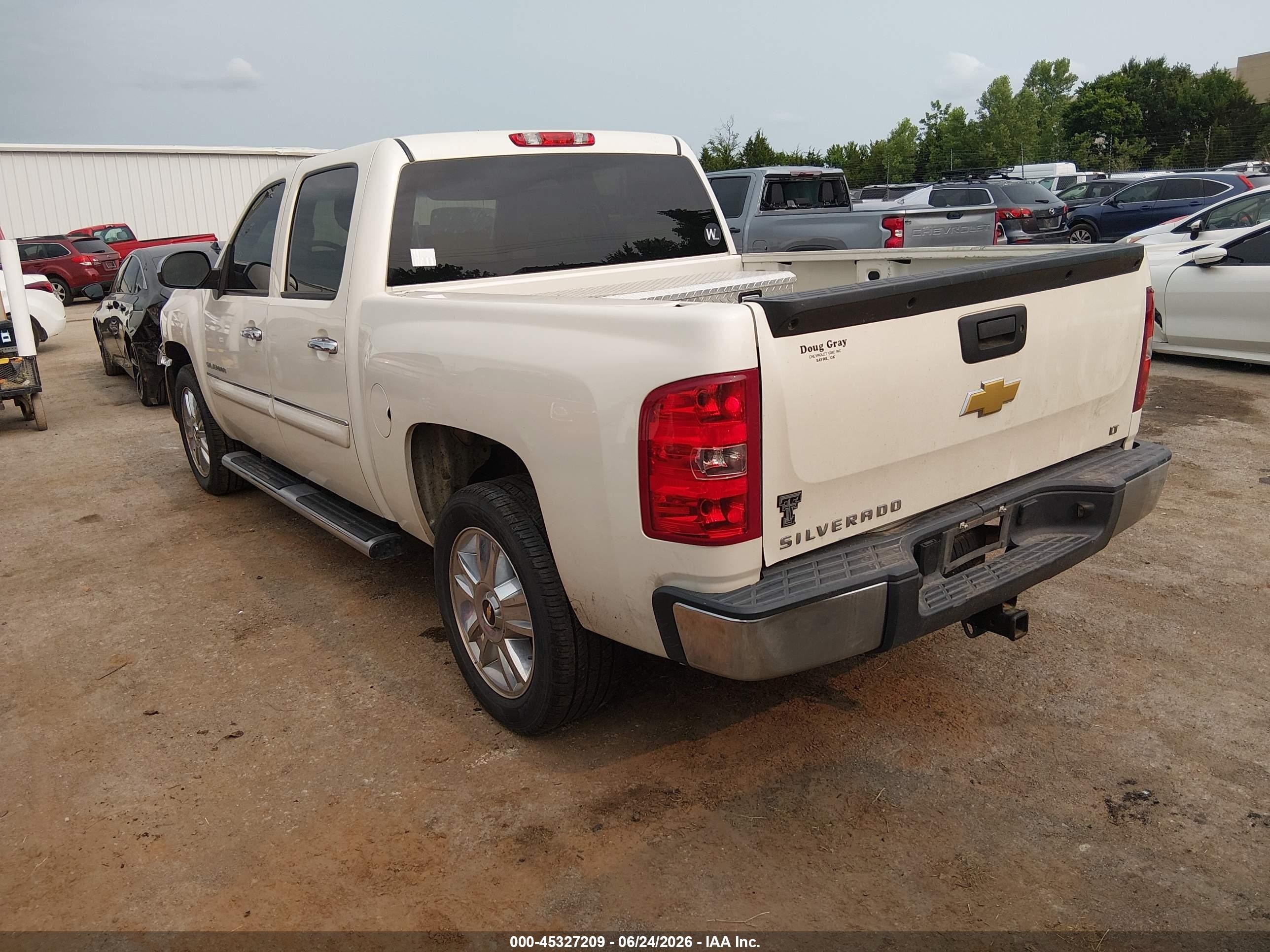 2013 Chevrolet Silverado 1500 Lt White vin: 3GCPCSE0XDG323905