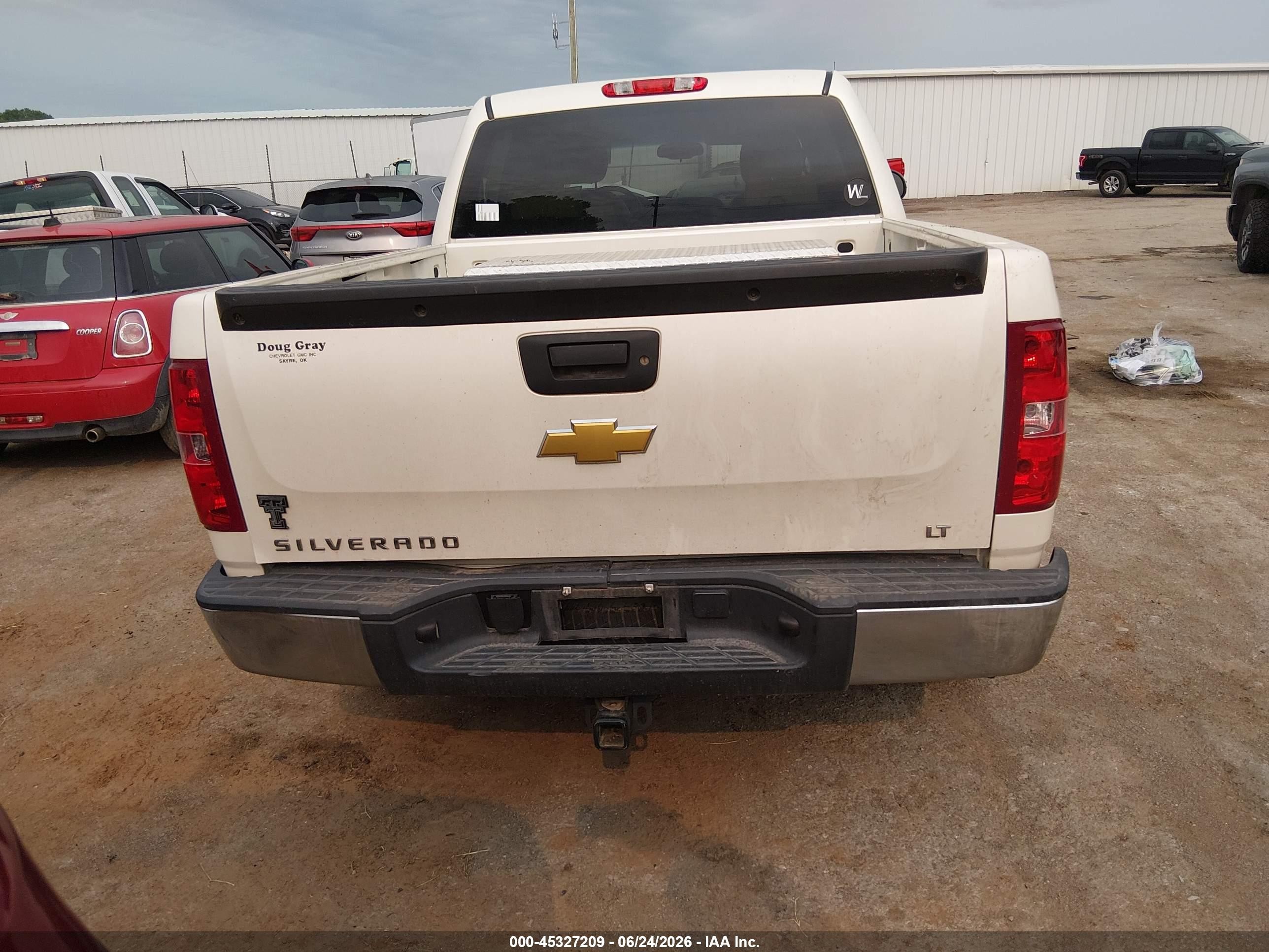 2013 Chevrolet Silverado 1500 Lt White vin: 3GCPCSE0XDG323905