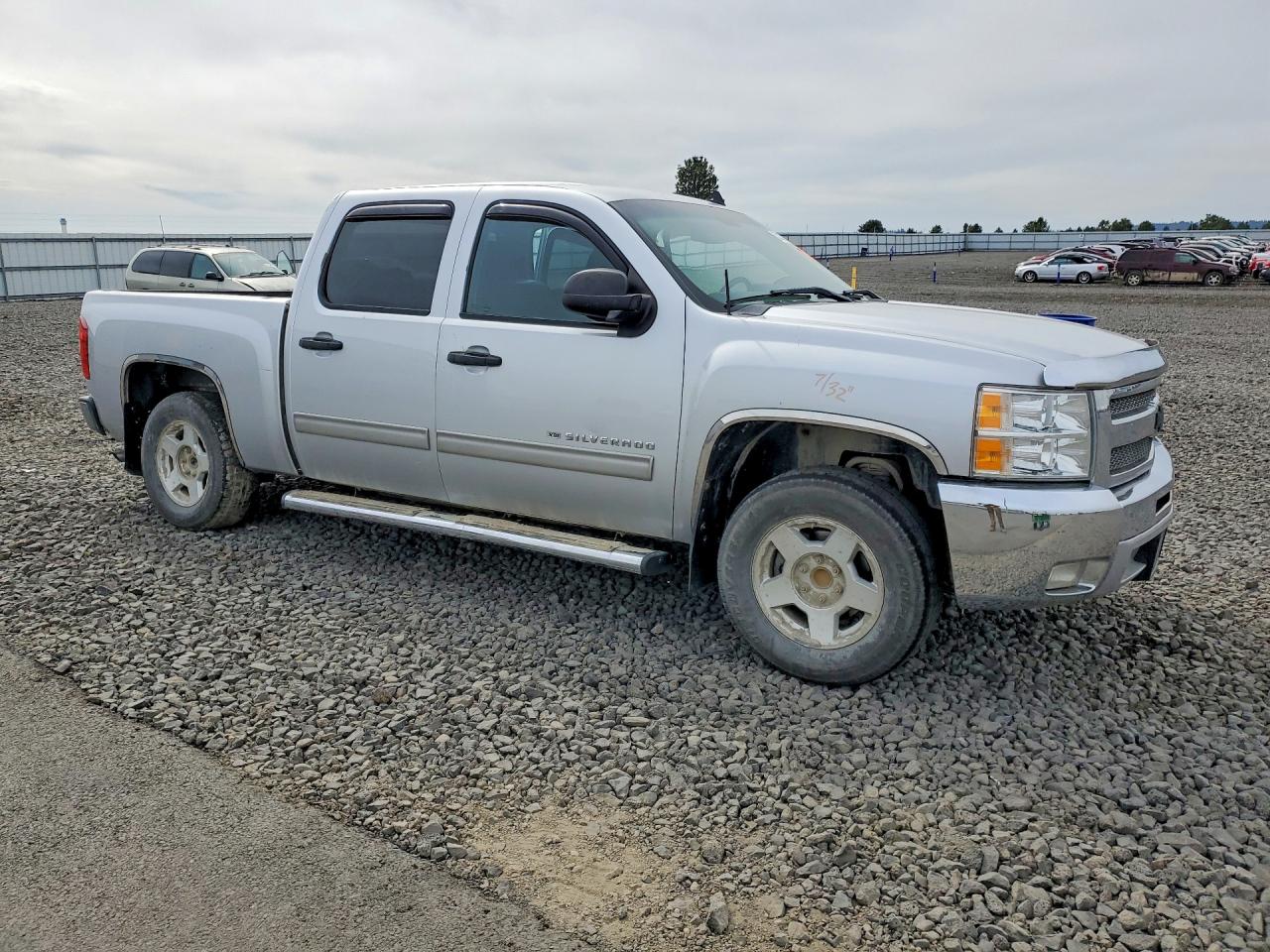 2013 Chevrolet Silverado C1500 Lt Silver vin: 3GCPCSE72DG153388