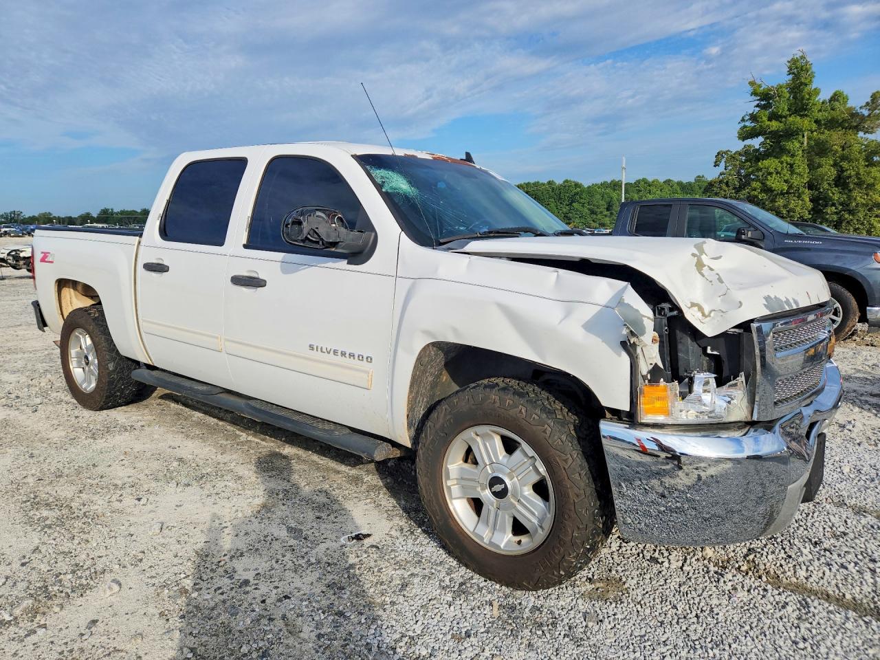 2013 Chevrolet Silverado C1500 Lt White vin: 3GCPCSEA0DG180780