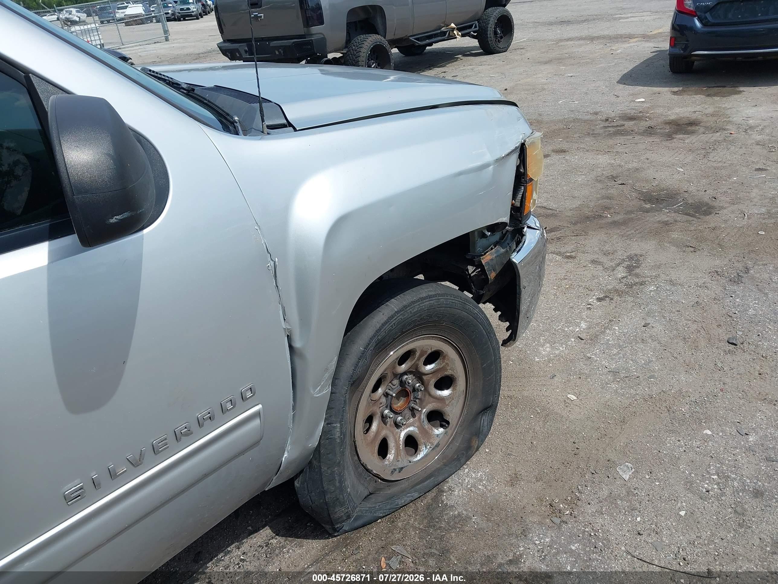 2012 Chevrolet Silverado 1500 Lt Silver vin: 3GCPCSEA1CG214885