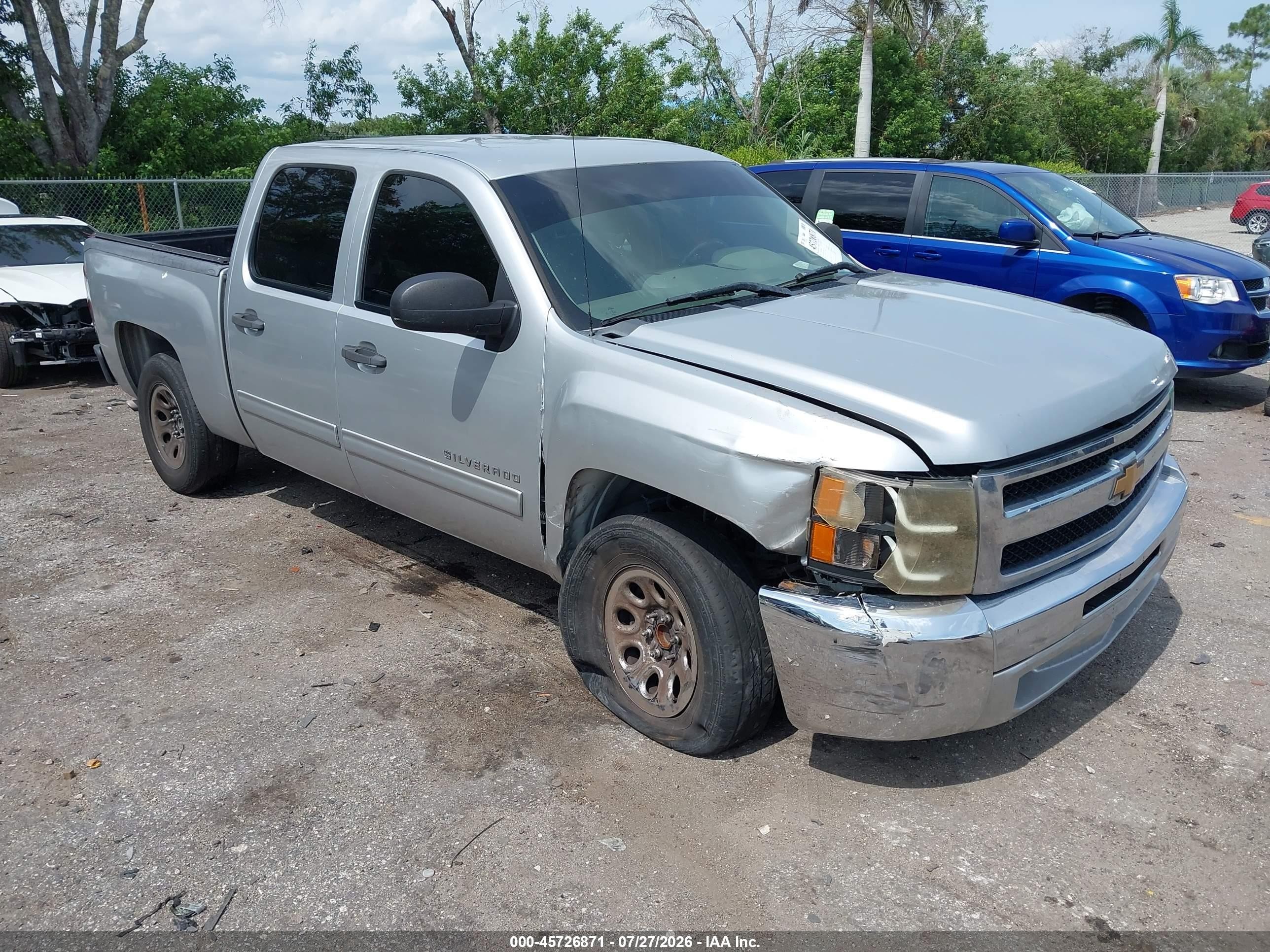 2012 Chevrolet Silverado 1500 Lt Silver vin: 3GCPCSEA1CG214885