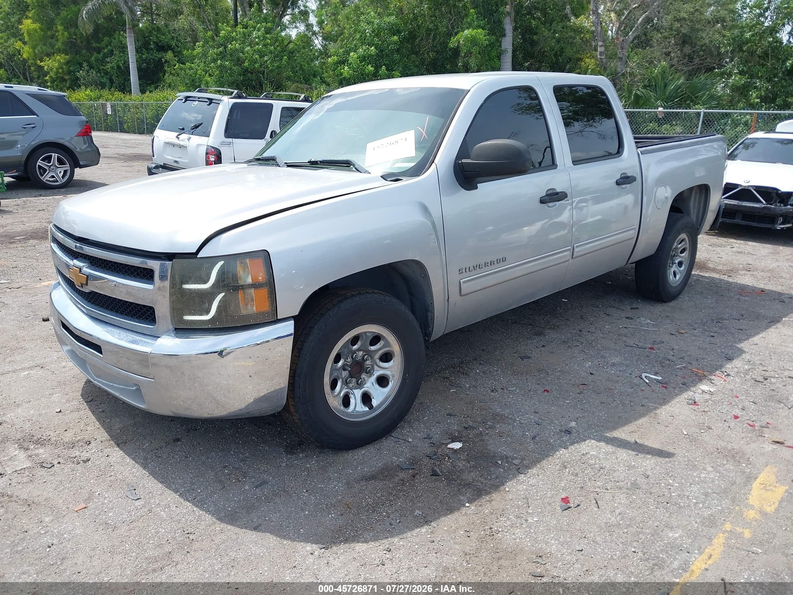 2012 Chevrolet Silverado 1500 Lt Silver vin: 3GCPCSEA1CG214885