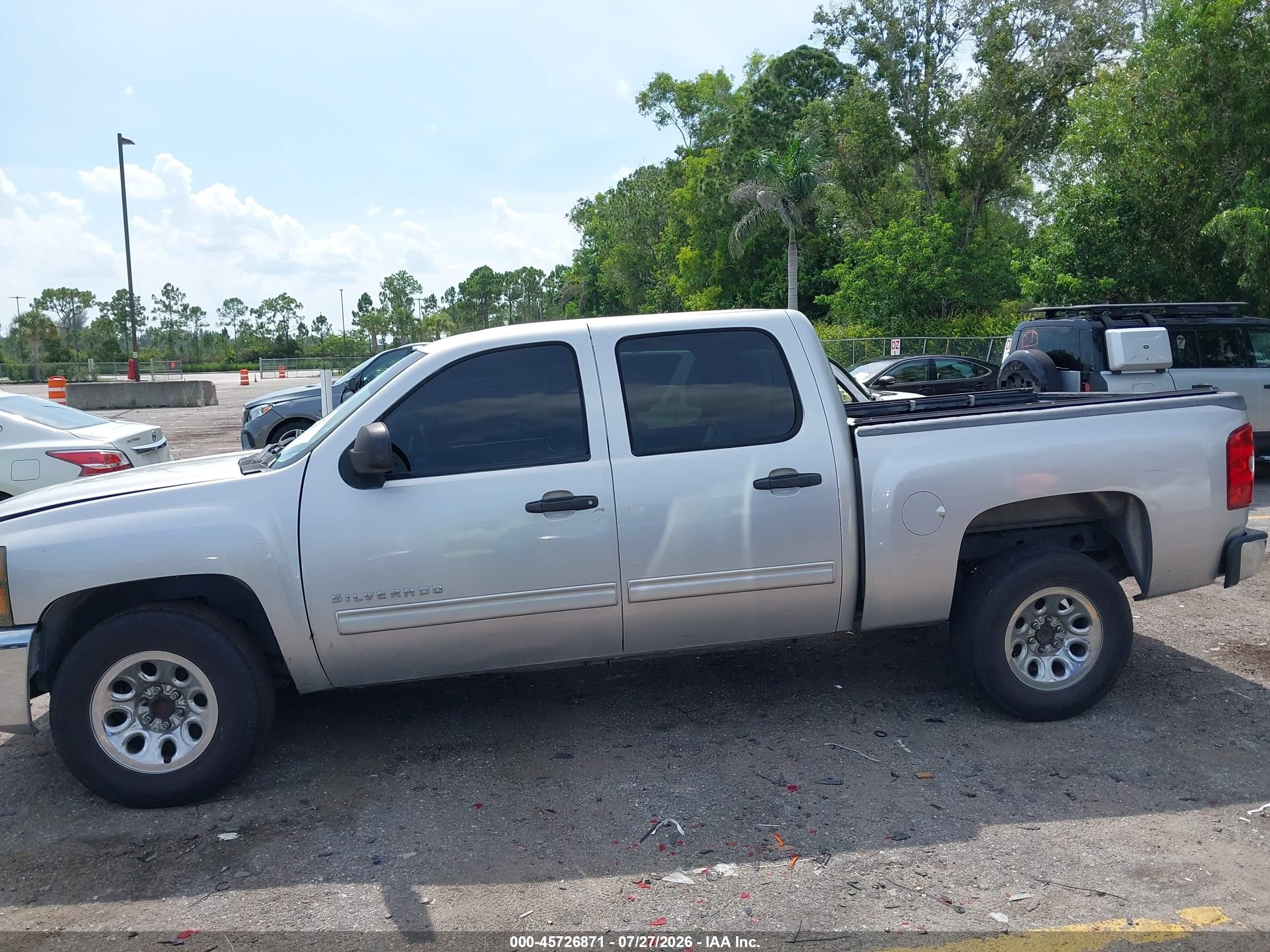 2012 Chevrolet Silverado 1500 Lt Silver vin: 3GCPCSEA1CG214885