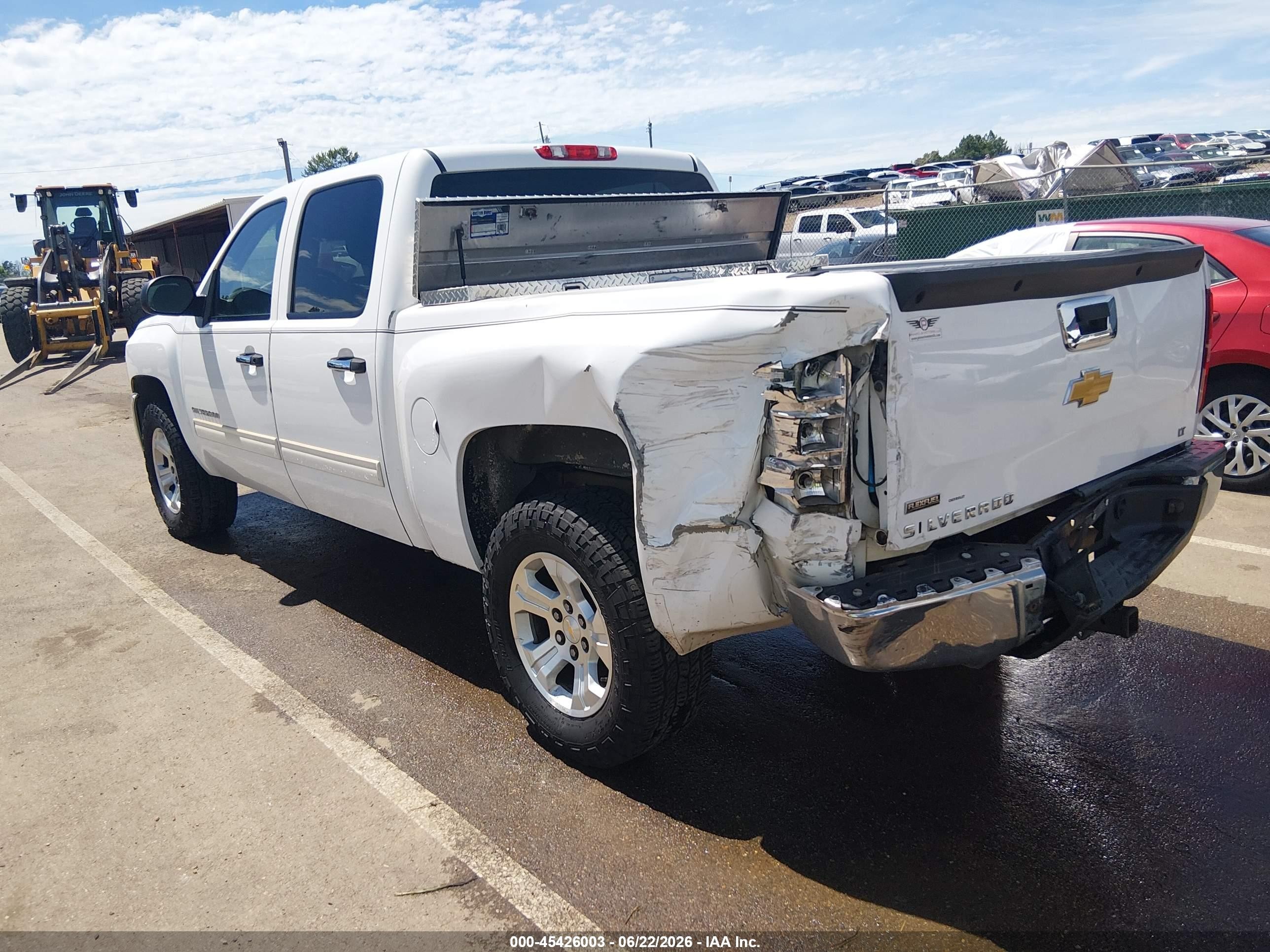 2012 Chevrolet Silverado 1500 Lt White vin: 3GCPCSEA3CG161073