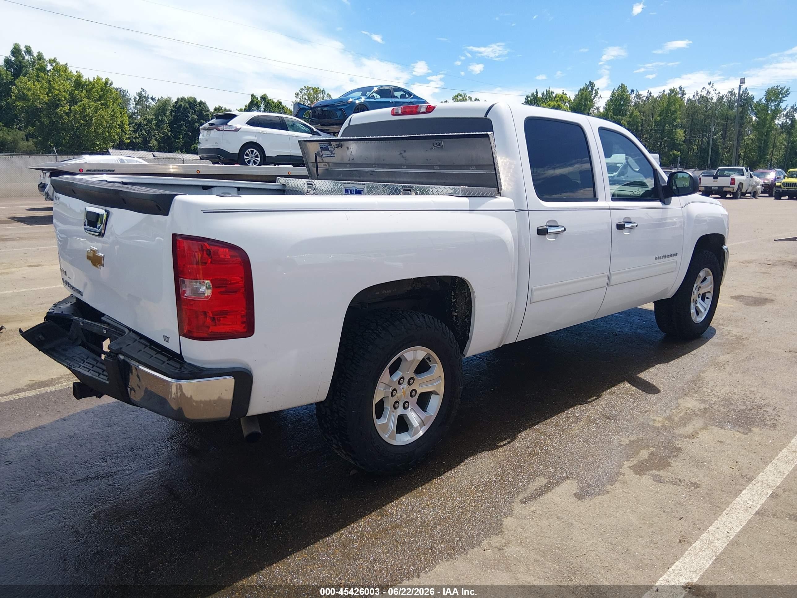 2012 Chevrolet Silverado 1500 Lt White vin: 3GCPCSEA3CG161073