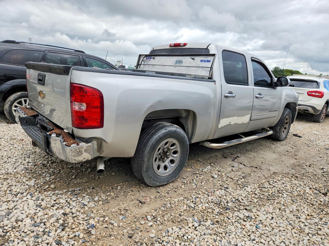 2011 Chevrolet Silverado C1500 Lt Silver vin: 3GCPCSEA4BG152655