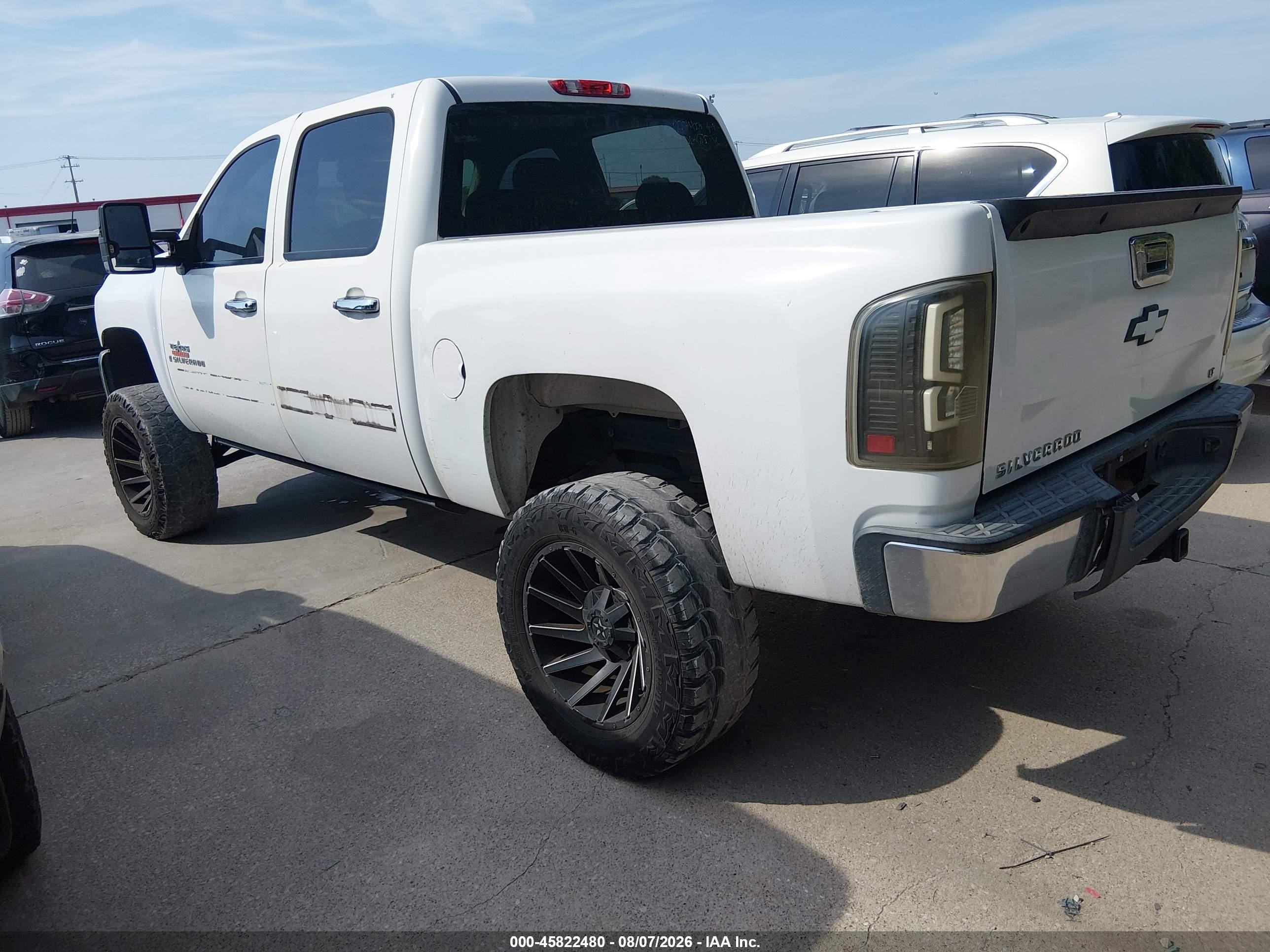 2013 Chevrolet Silverado 1500 Lt White vin: 3GCPCSEA4DG227423
