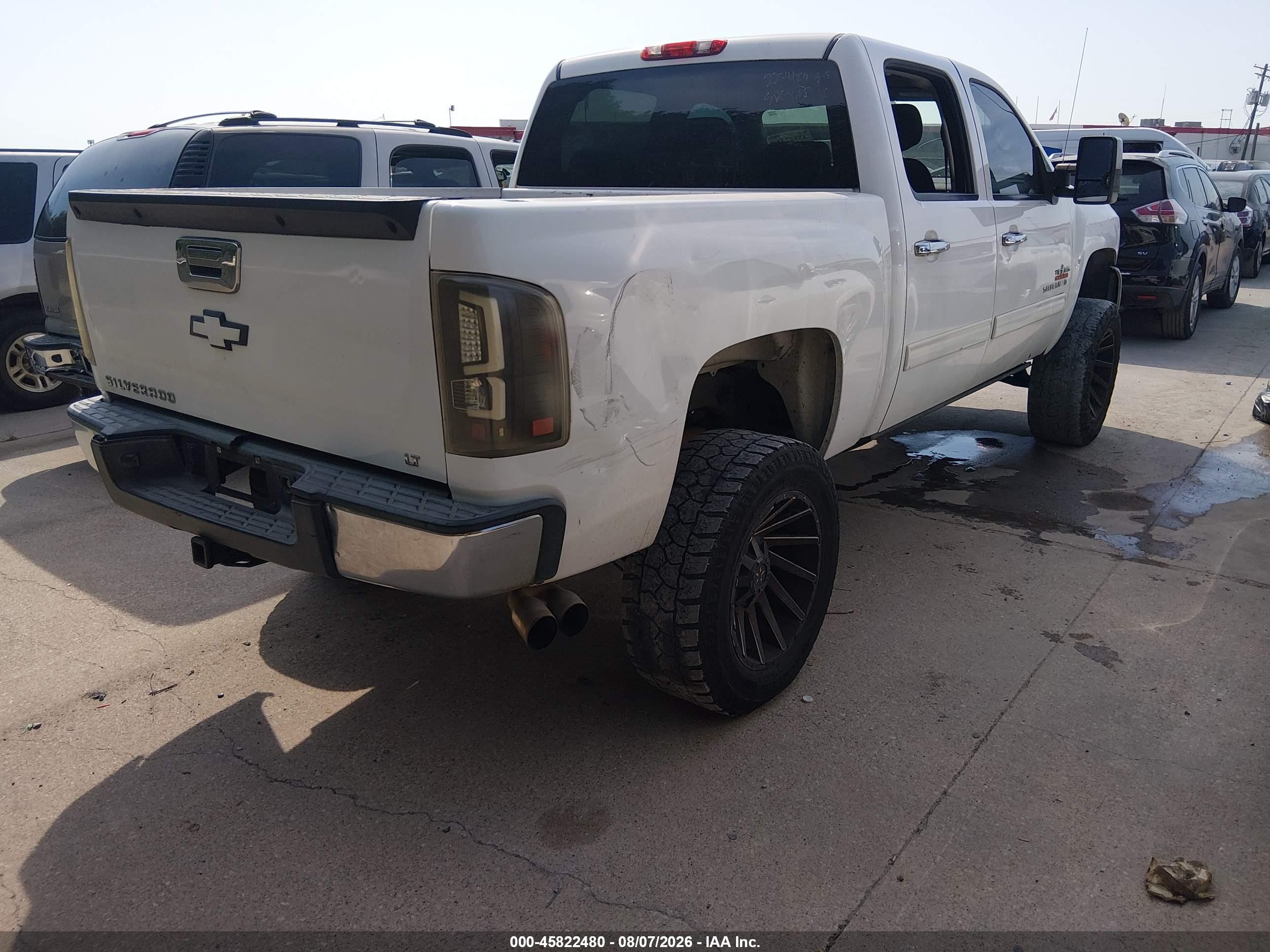 2013 Chevrolet Silverado 1500 Lt White vin: 3GCPCSEA4DG227423