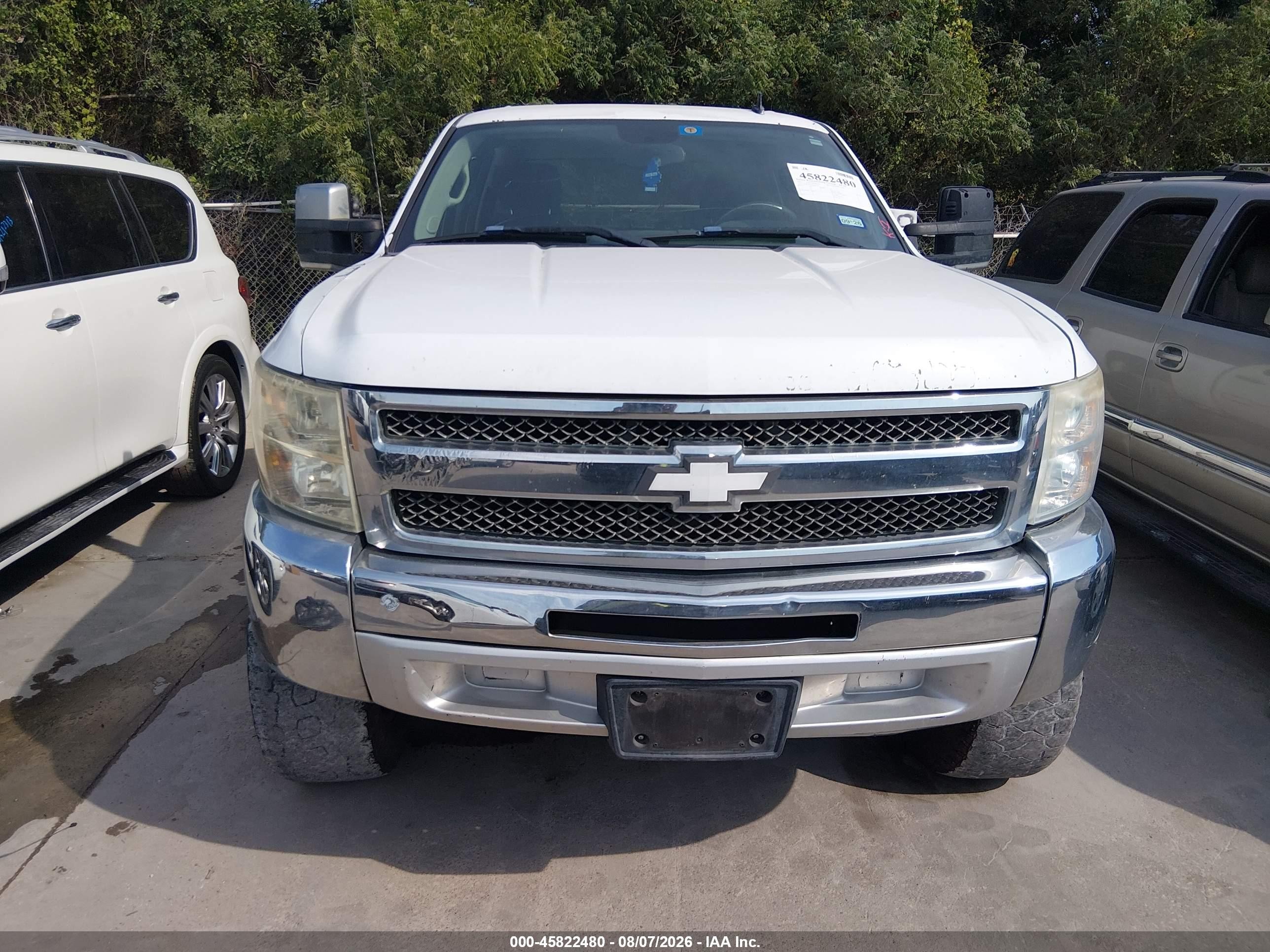 2013 Chevrolet Silverado 1500 Lt White vin: 3GCPCSEA4DG227423