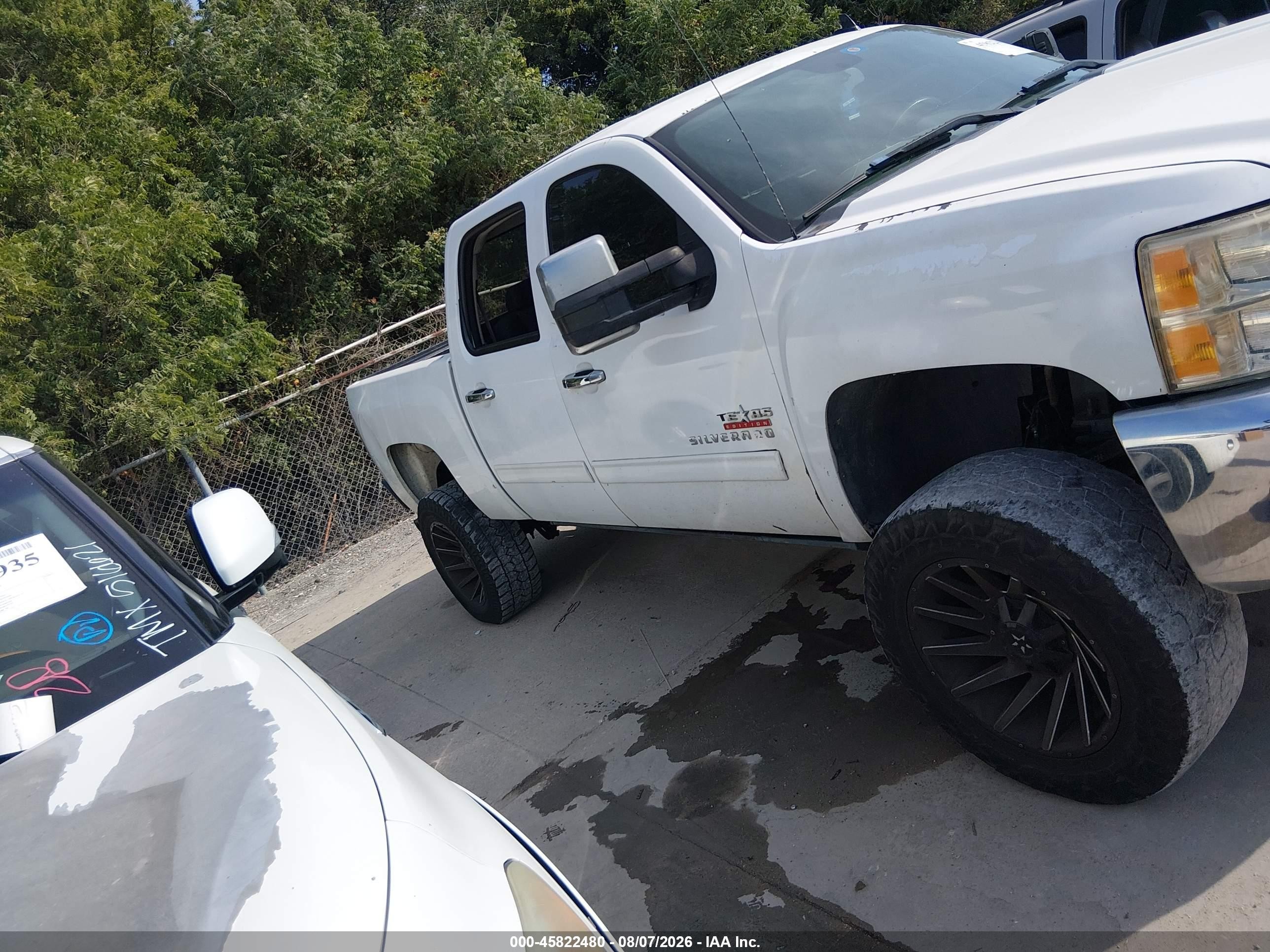 2013 Chevrolet Silverado 1500 Lt White vin: 3GCPCSEA4DG227423