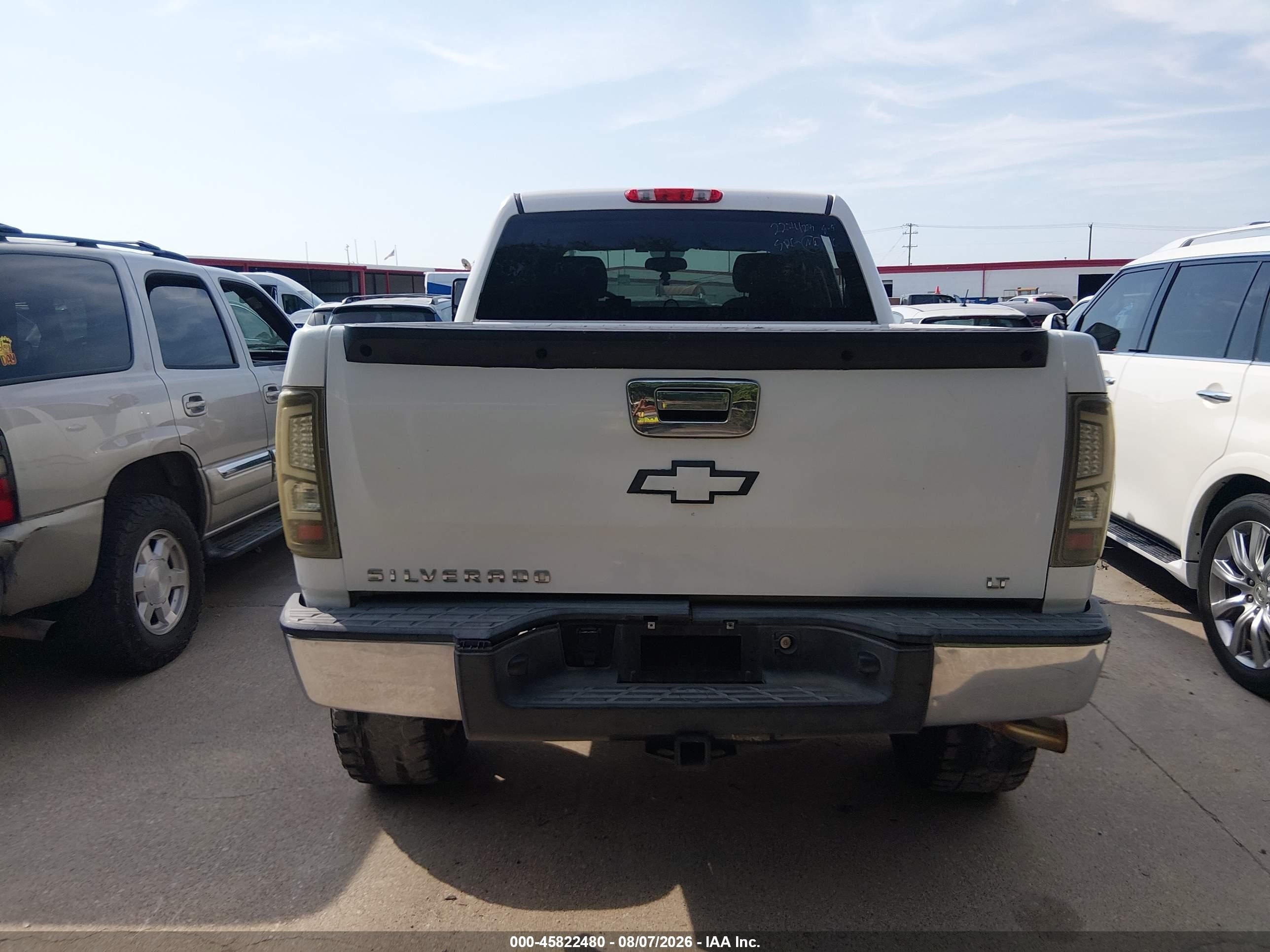 2013 Chevrolet Silverado 1500 Lt White vin: 3GCPCSEA4DG227423