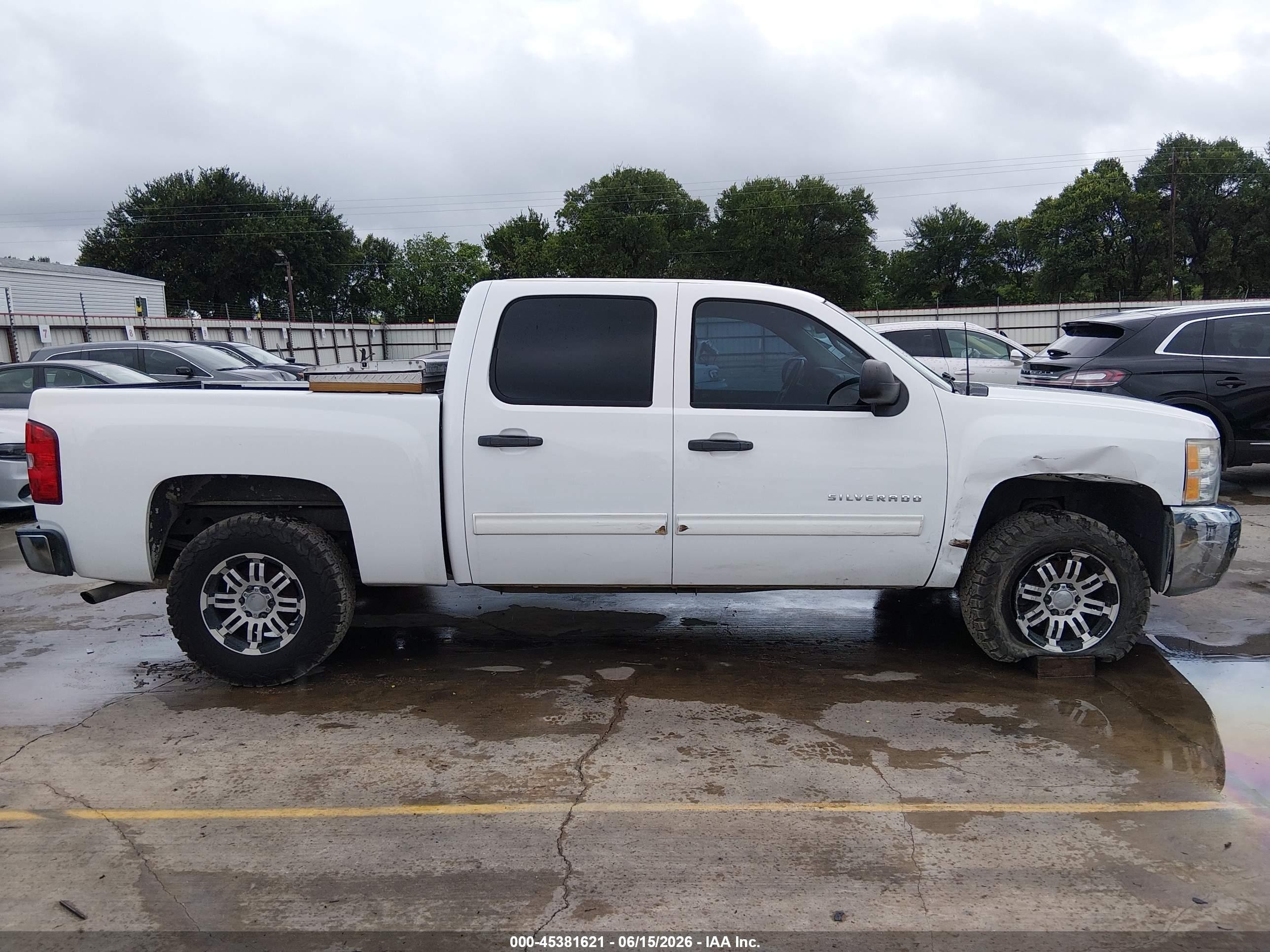 2012 Chevrolet Silverado 1500 Lt White vin: 3GCPCSEA5CG113154