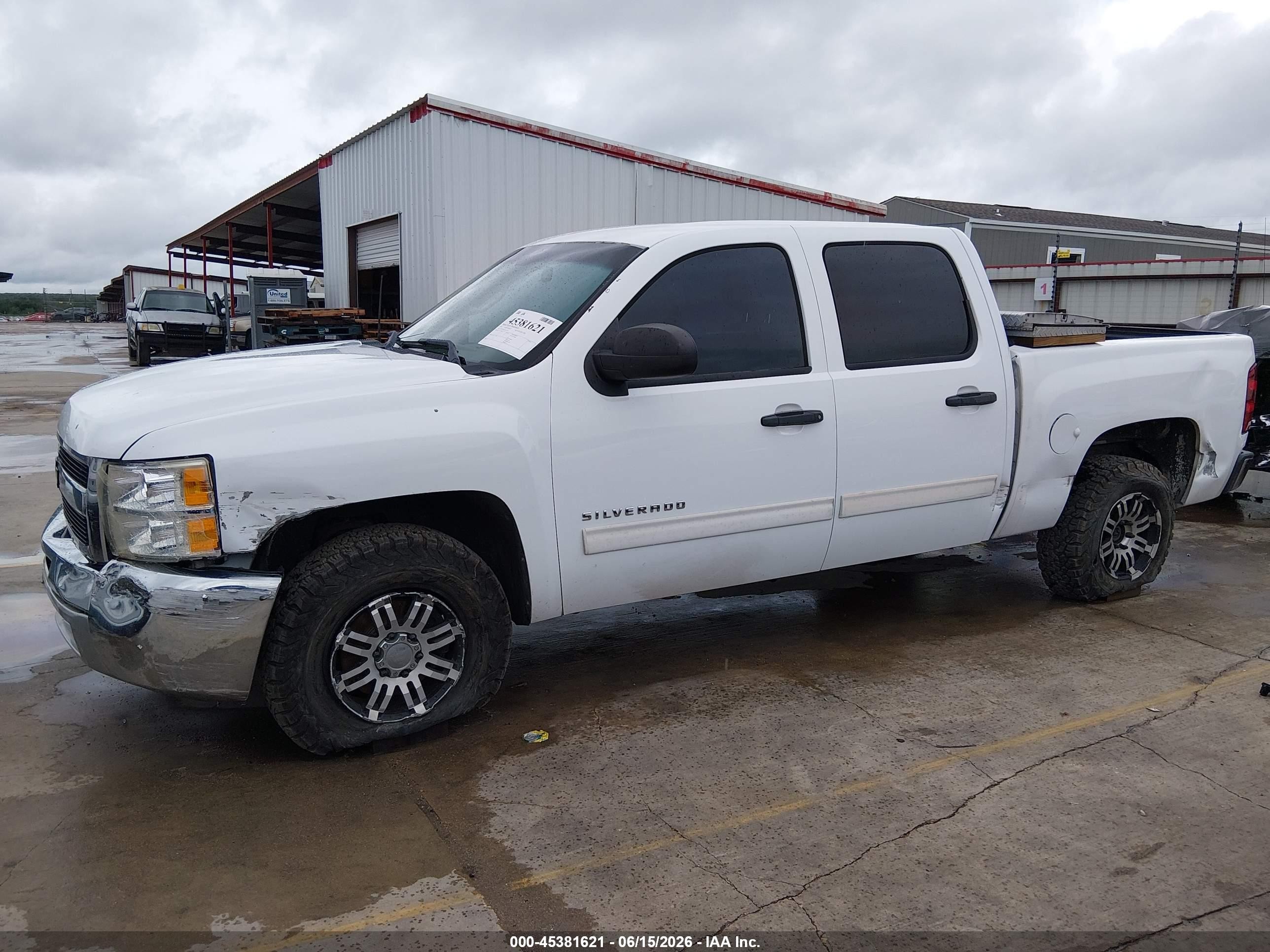 2012 Chevrolet Silverado 1500 Lt White vin: 3GCPCSEA5CG113154