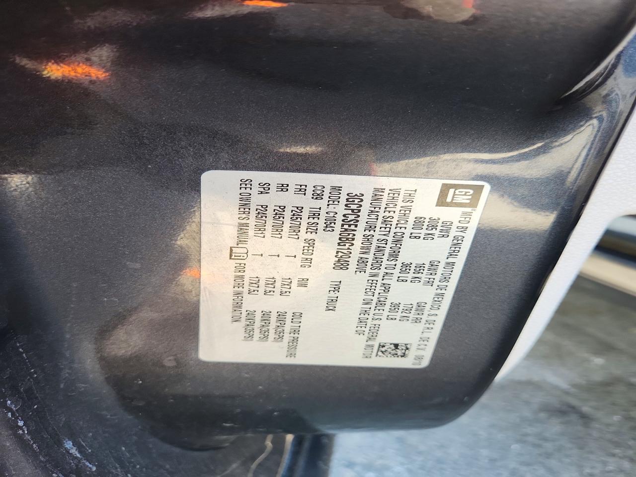 2011 Chevrolet Silverado C1500 Lt Серый vin: 3GCPCSEA6BG129488