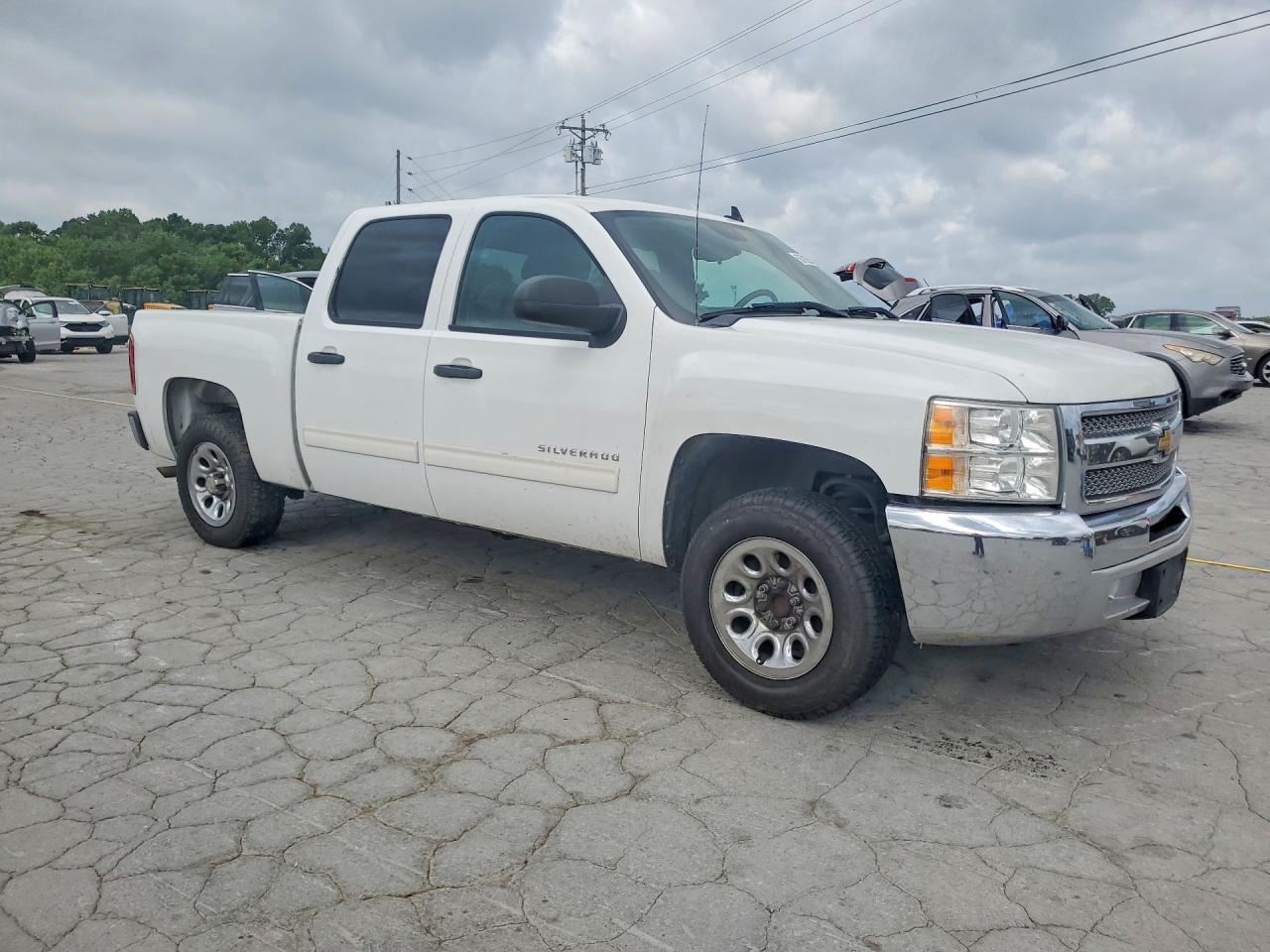 2012 Chevrolet Silverado C1500 Lt White vin: 3GCPCSEA7CG198921