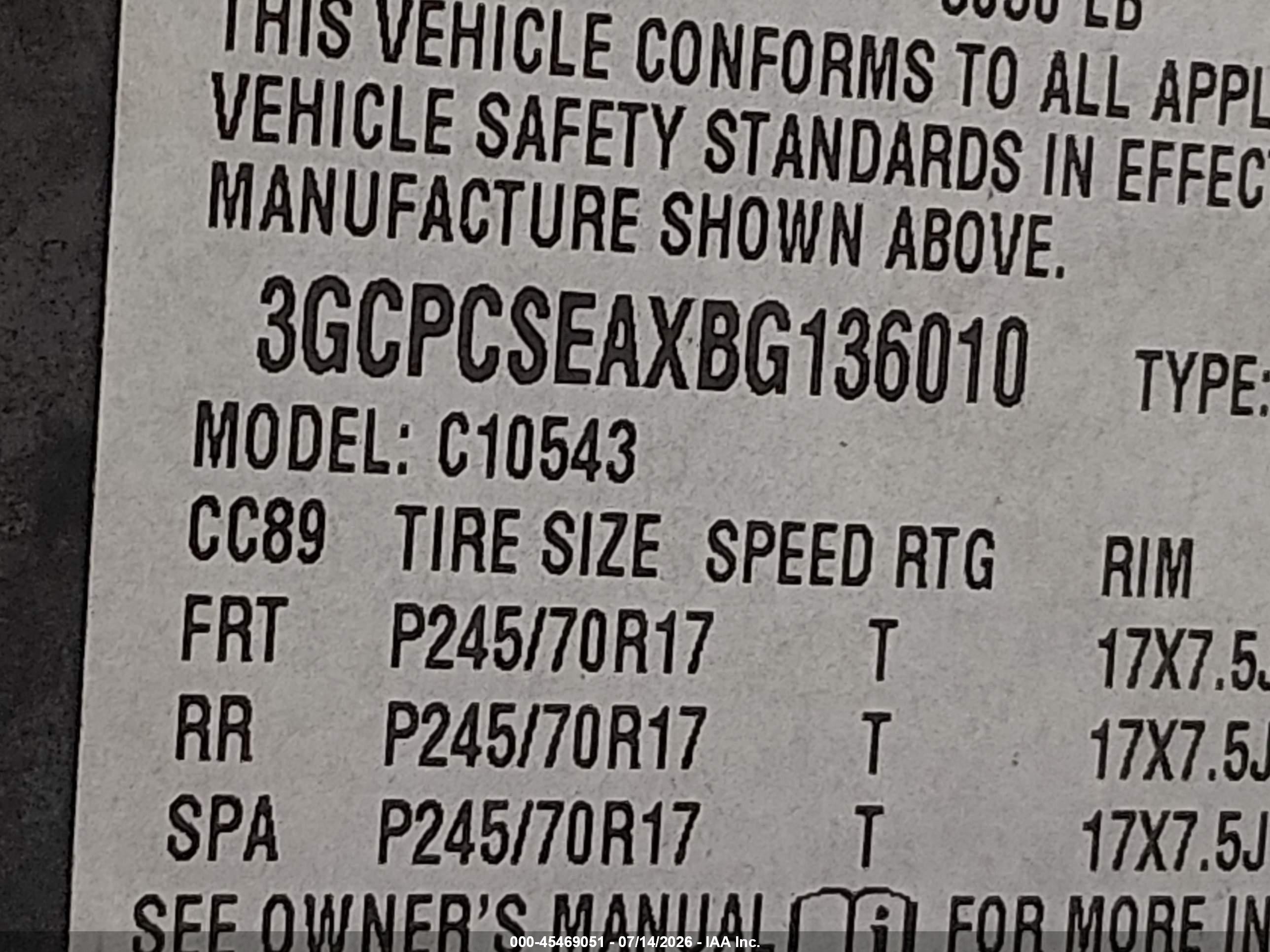 2011 Chevrolet Silverado 1500 Lt Black vin: 3GCPCSEAXBG136010