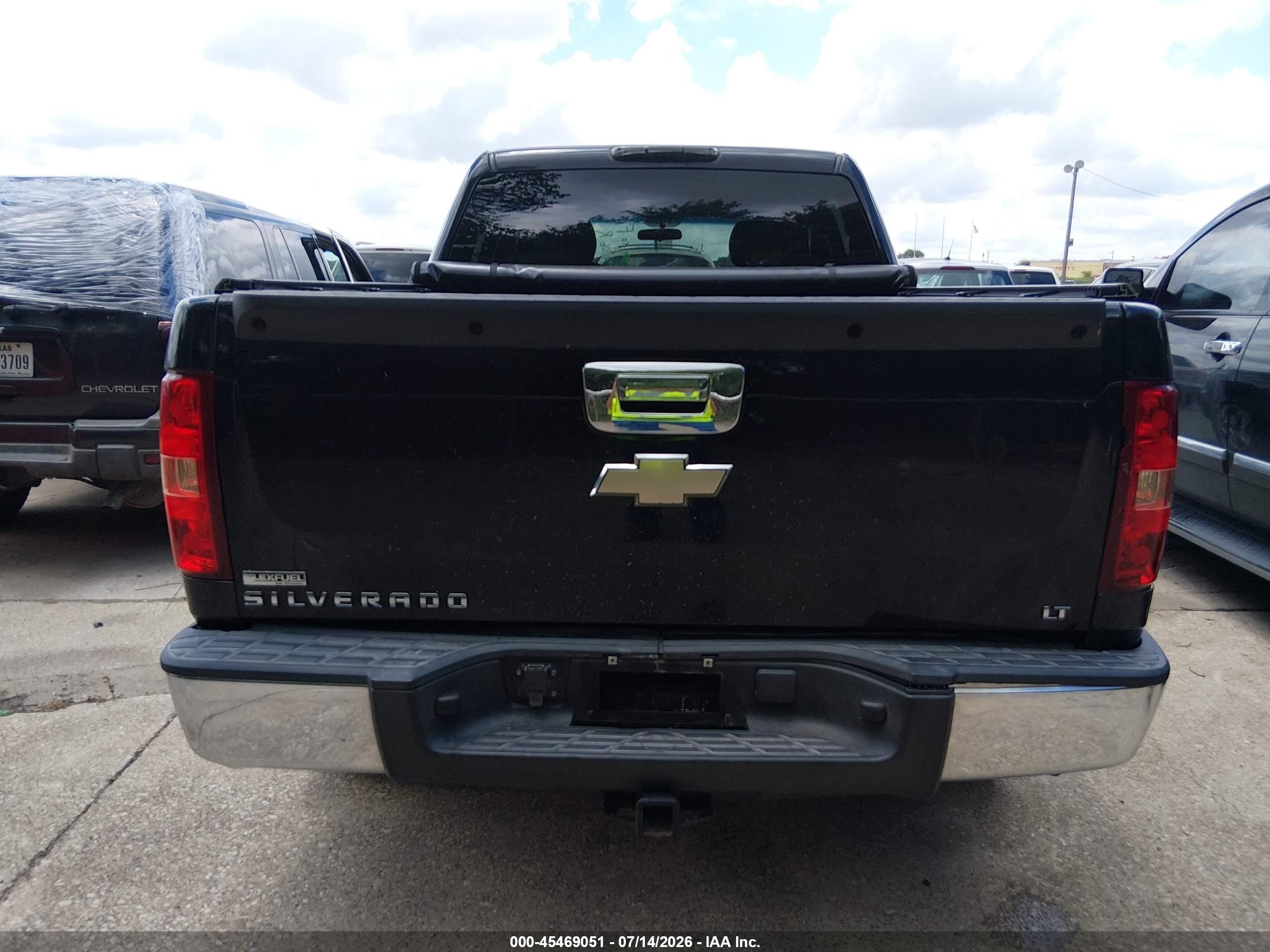 2011 Chevrolet Silverado 1500 Lt Black vin: 3GCPCSEAXBG136010