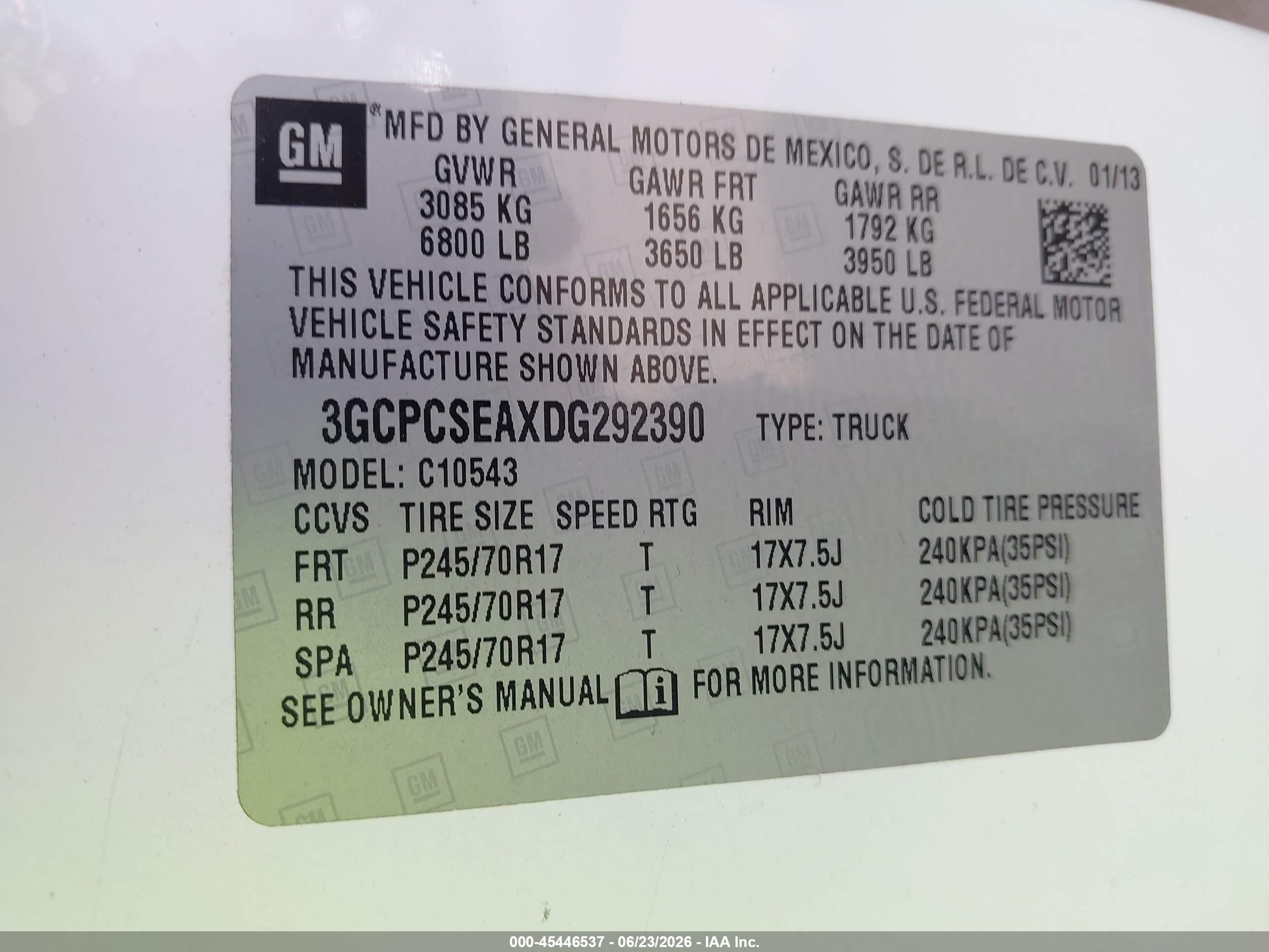 2013 Chevrolet Silverado 1500 Lt White vin: 3GCPCSEAXDG292390