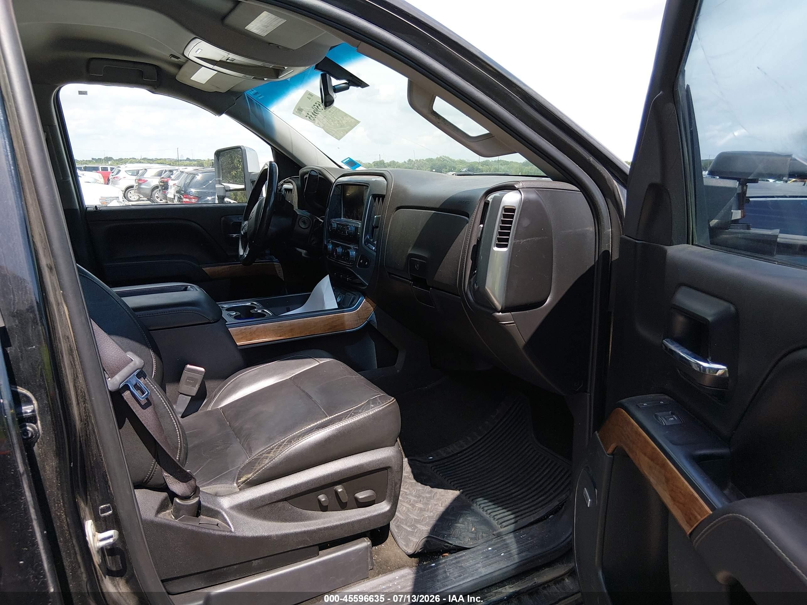 2014 Chevrolet Silverado 1500 Ltz Black vin: 3GCPCSEC0EG180393
