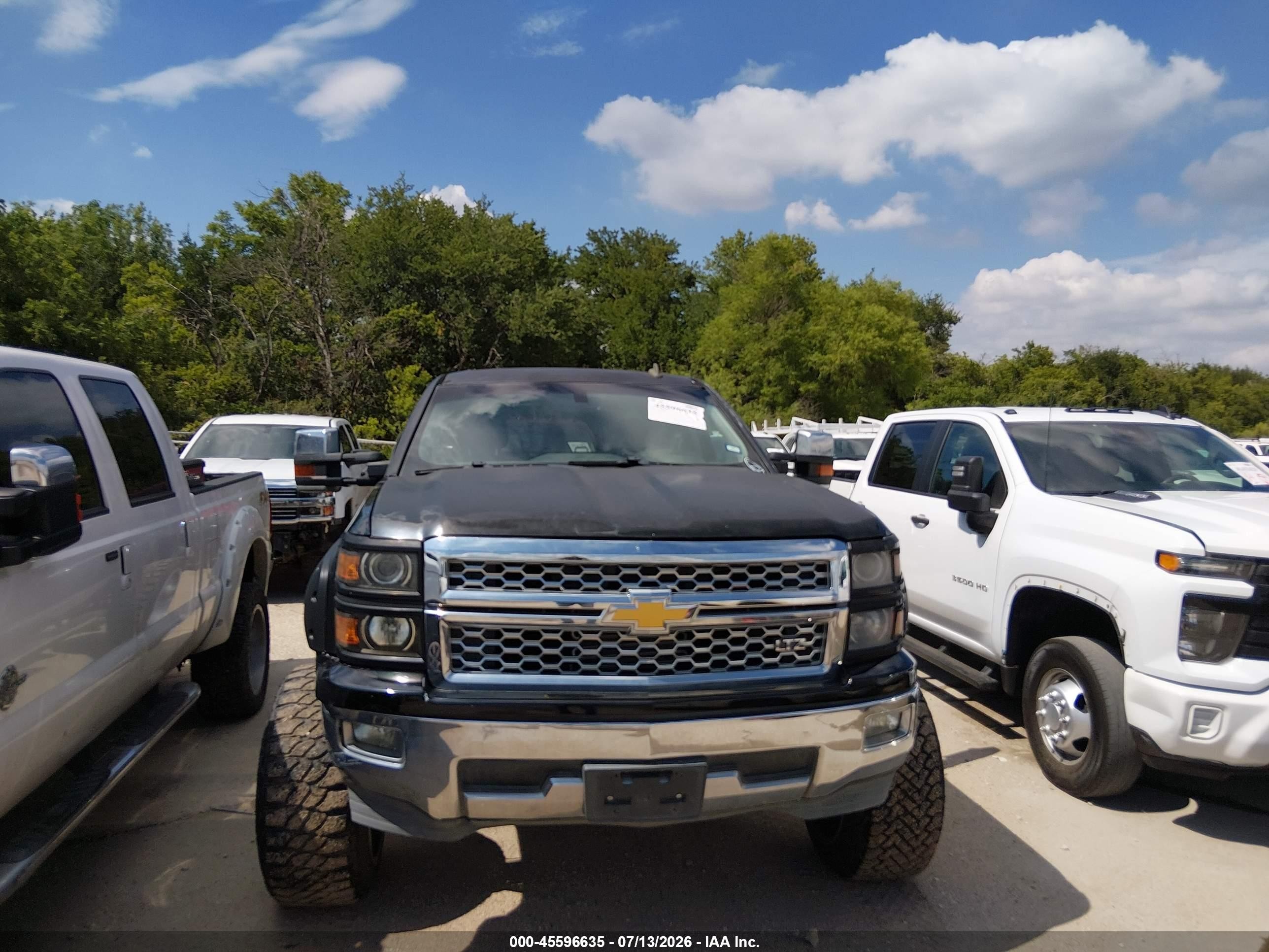 2014 Chevrolet Silverado 1500 Ltz Black vin: 3GCPCSEC0EG180393