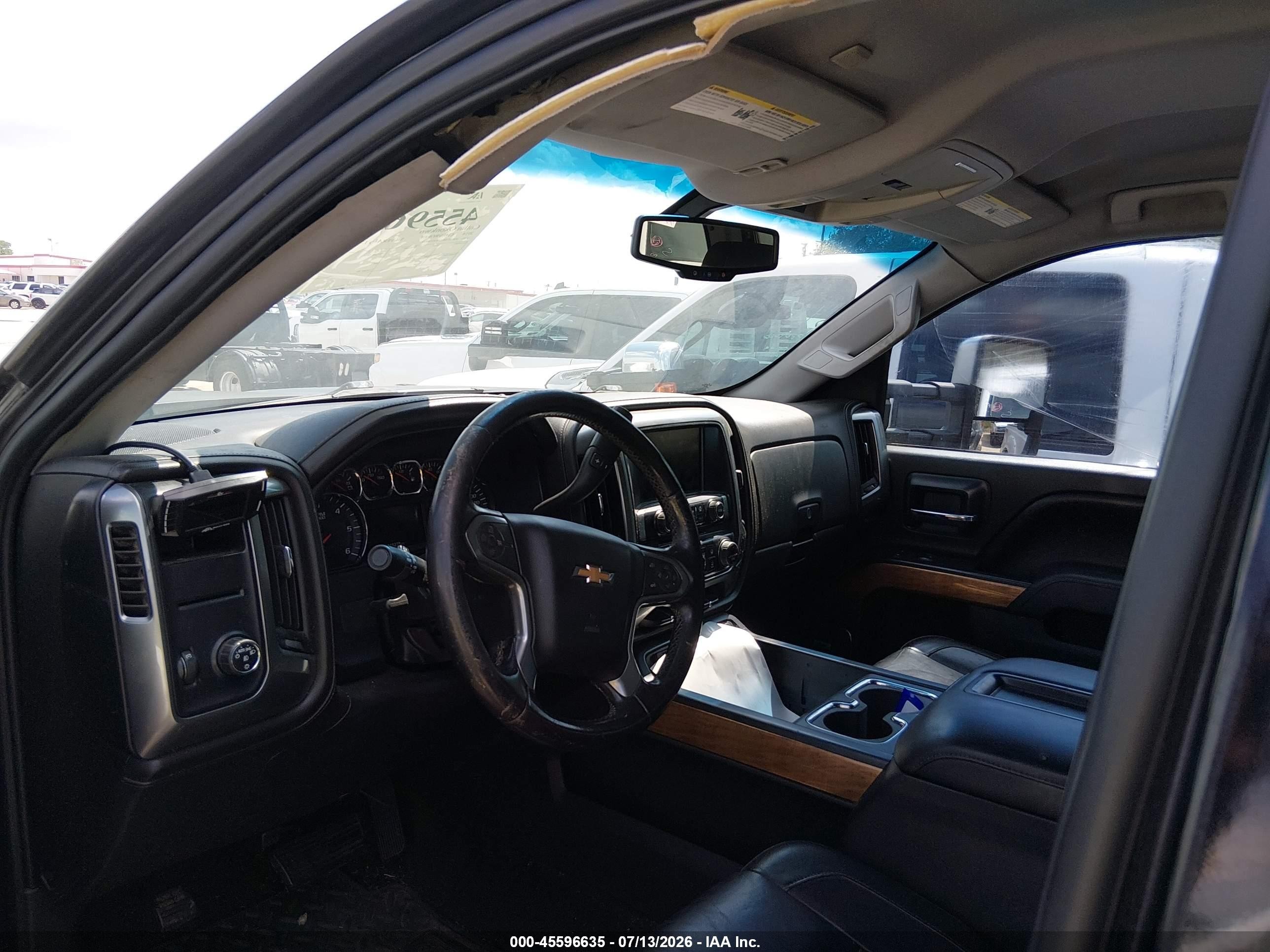 2014 Chevrolet Silverado 1500 Ltz Black vin: 3GCPCSEC0EG180393