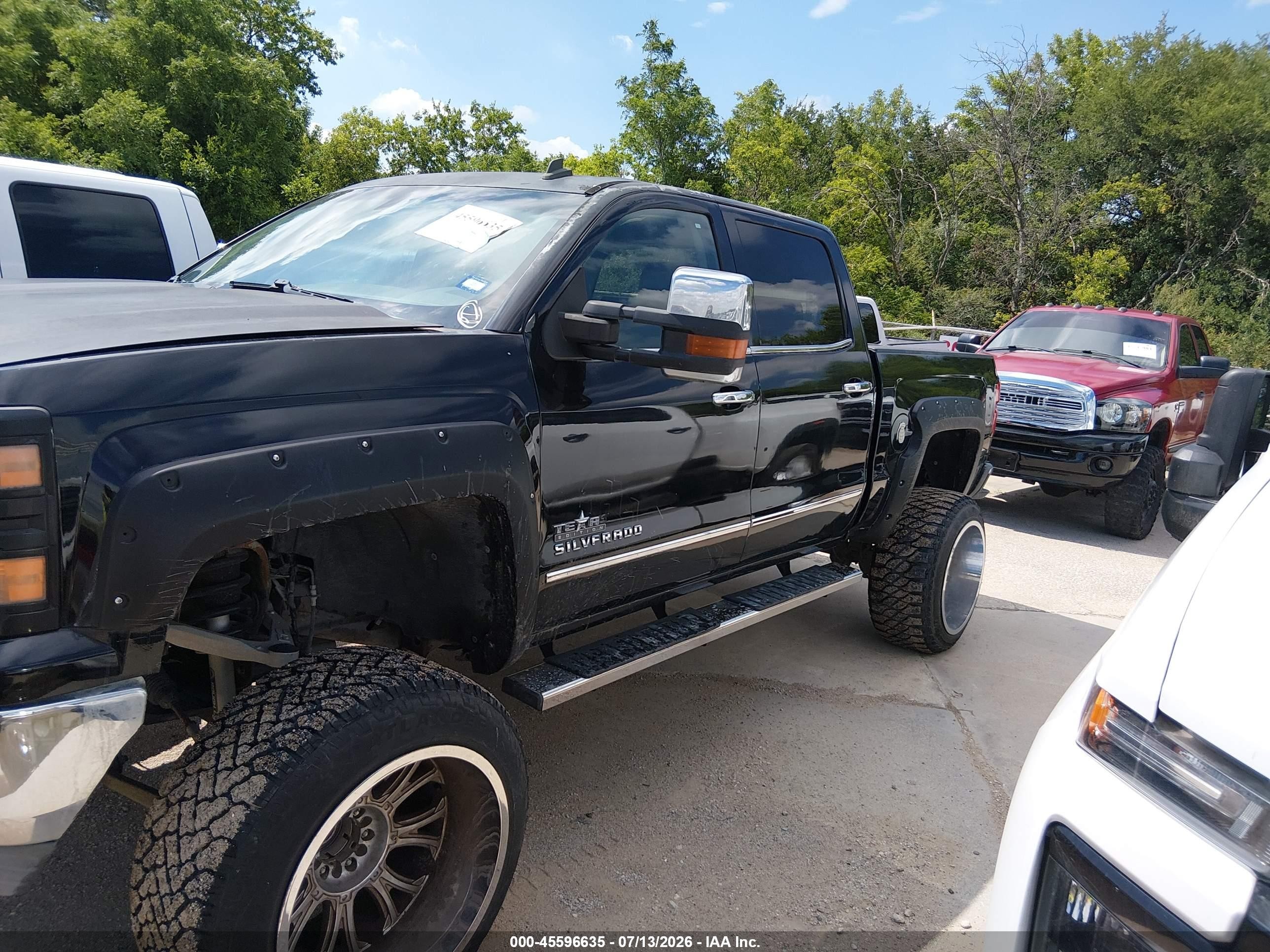 2014 Chevrolet Silverado 1500 Ltz Black vin: 3GCPCSEC0EG180393