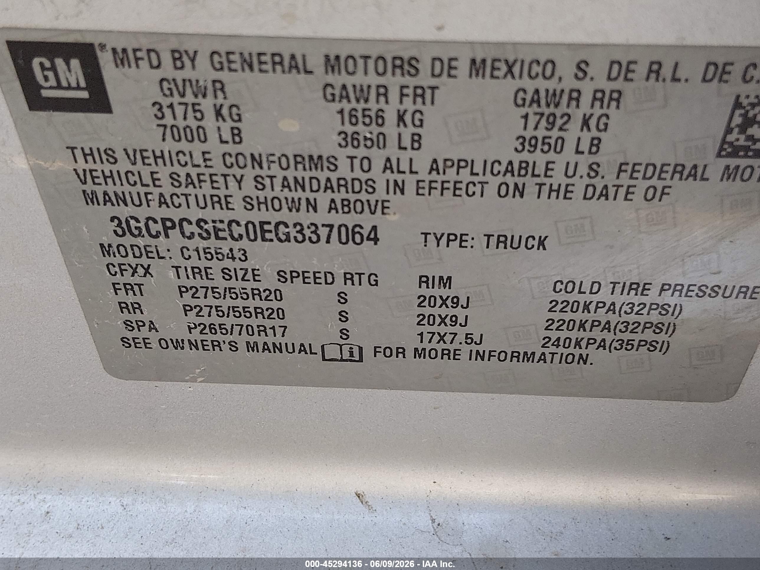 2014 Chevrolet Silverado 1500 1lz Серебряный vin: 3GCPCSEC0EG337064