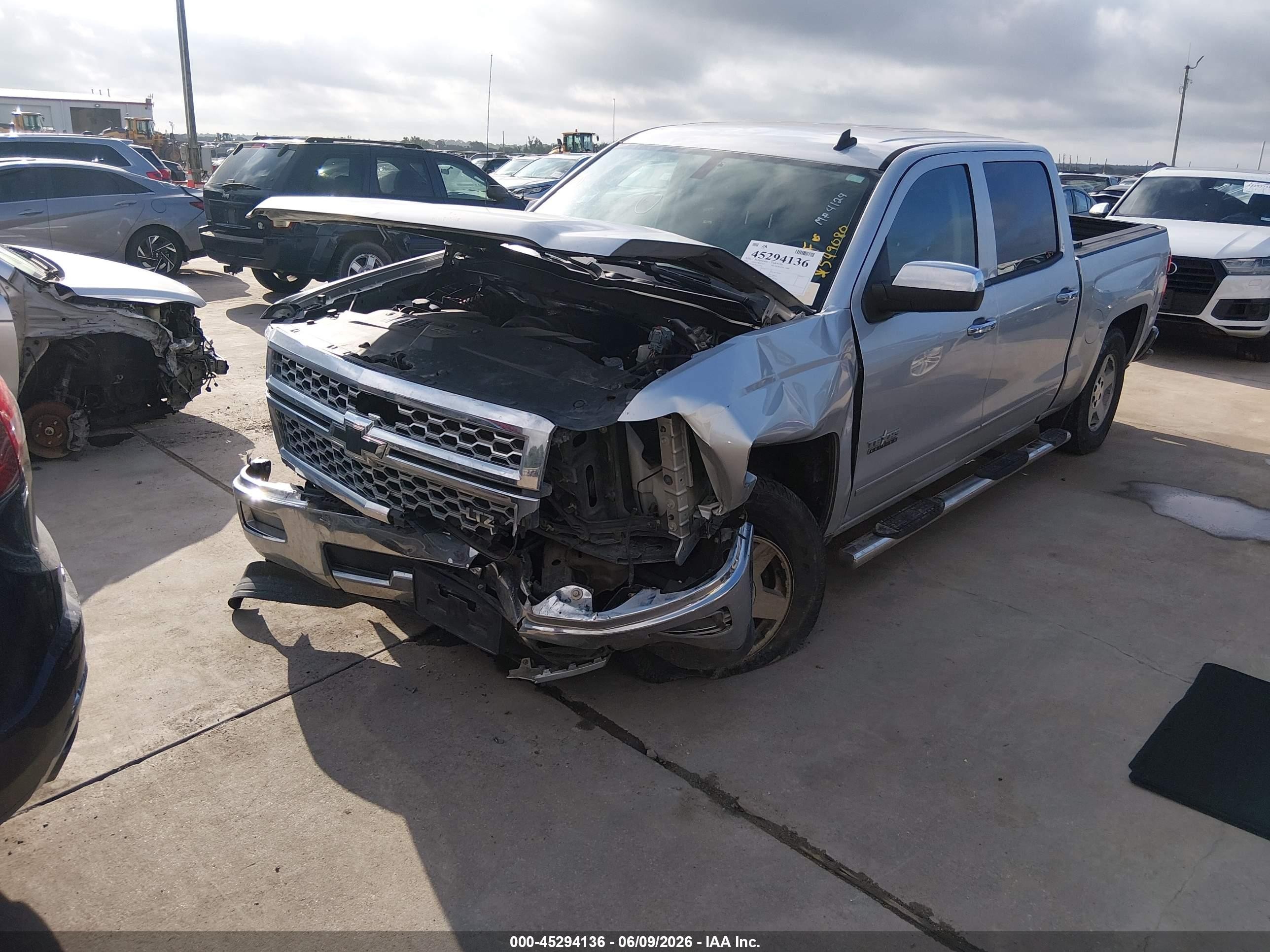 2014 Chevrolet Silverado 1500 1lz Серебряный vin: 3GCPCSEC0EG337064