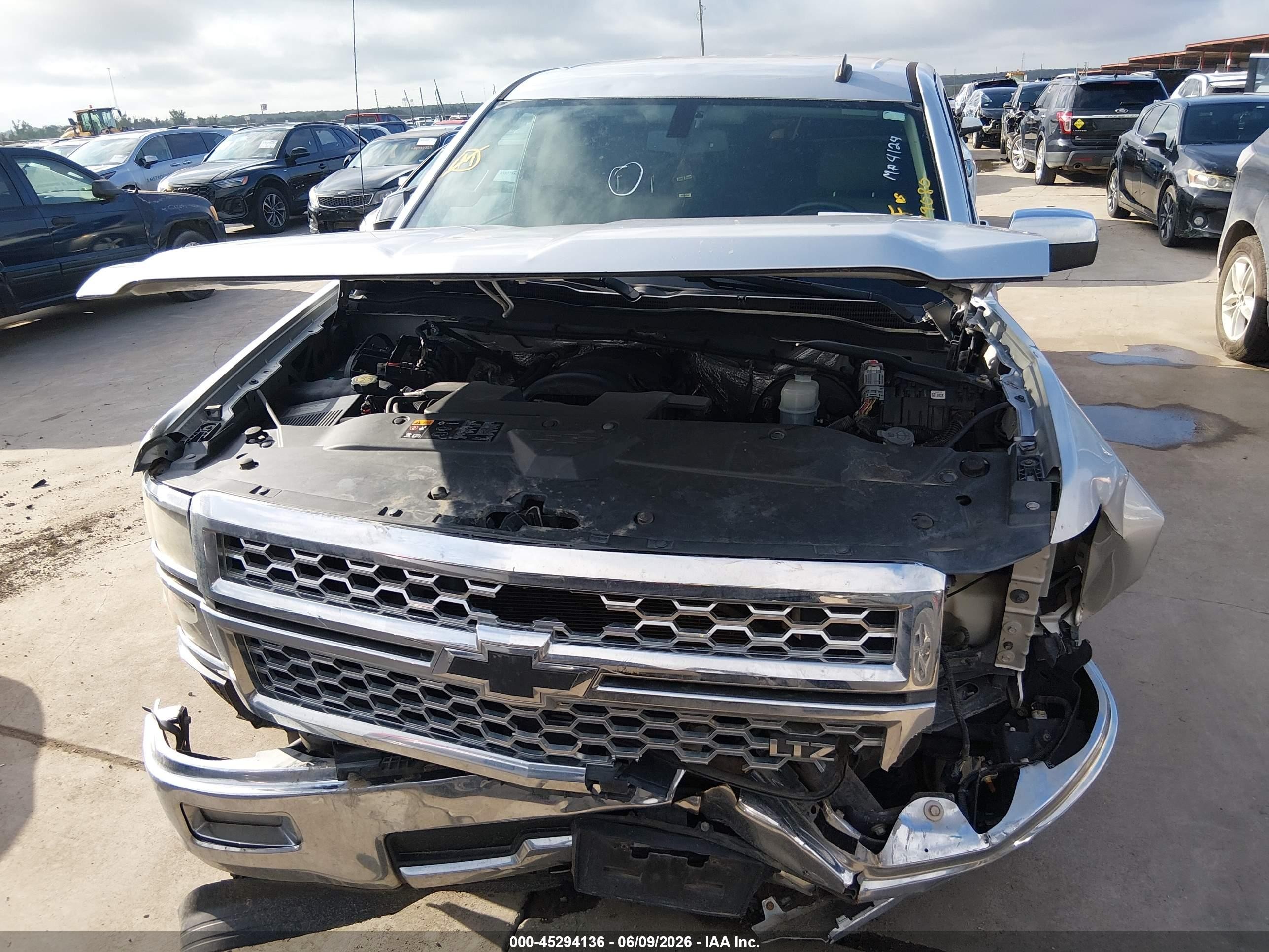 2014 Chevrolet Silverado 1500 1lz Серебряный vin: 3GCPCSEC0EG337064