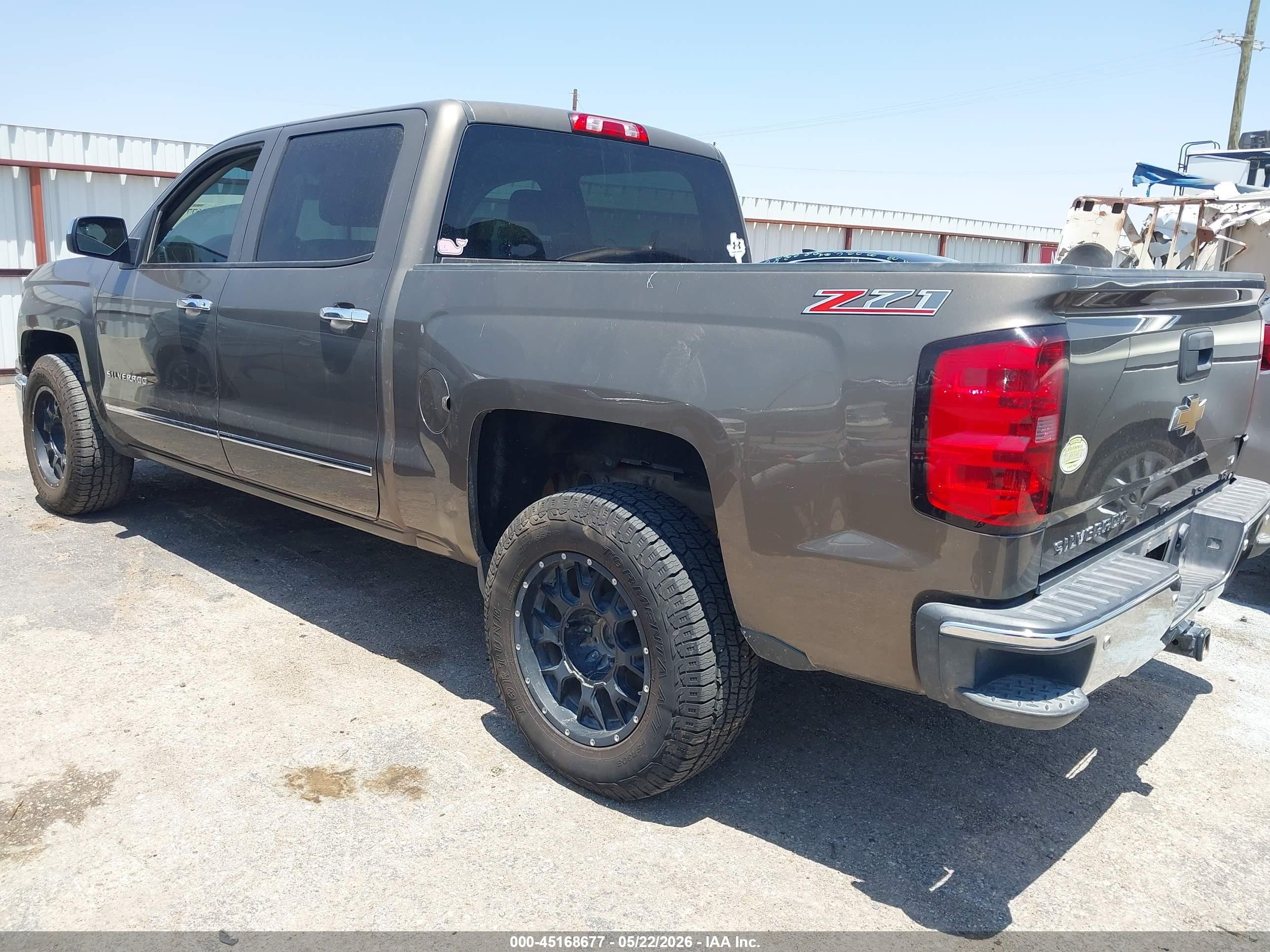 2014 Chevrolet Silverado 1500 2lz Brown vin: 3GCPCSEC0EG346234