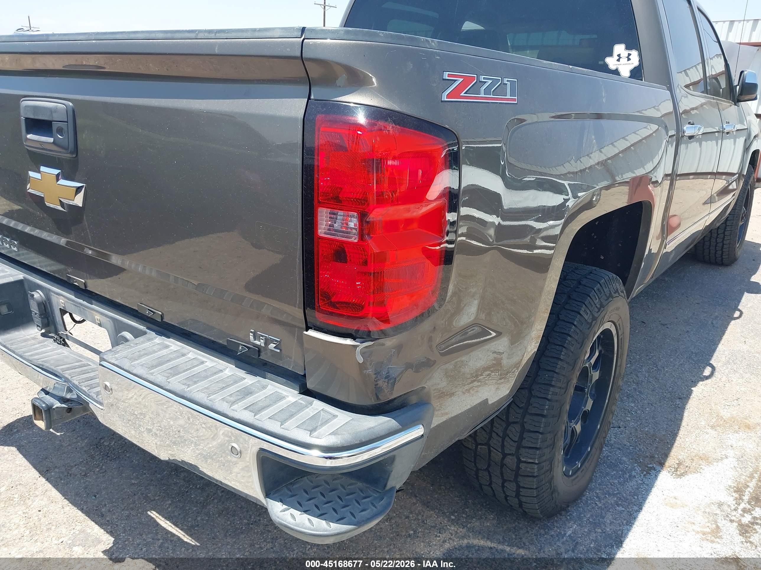 2014 Chevrolet Silverado 1500 2lz Brown vin: 3GCPCSEC0EG346234