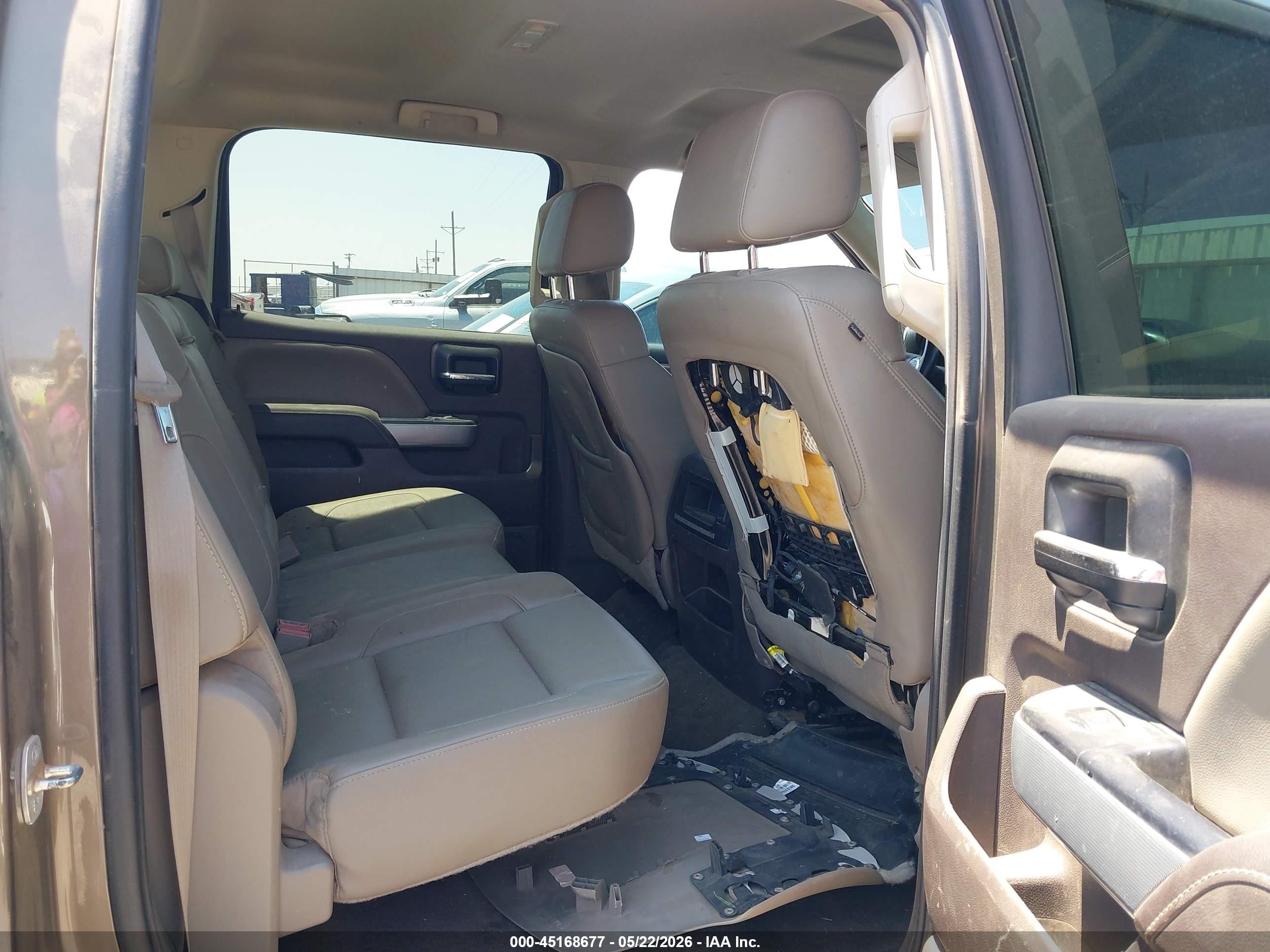 2014 Chevrolet Silverado 1500 2lz Brown vin: 3GCPCSEC0EG346234