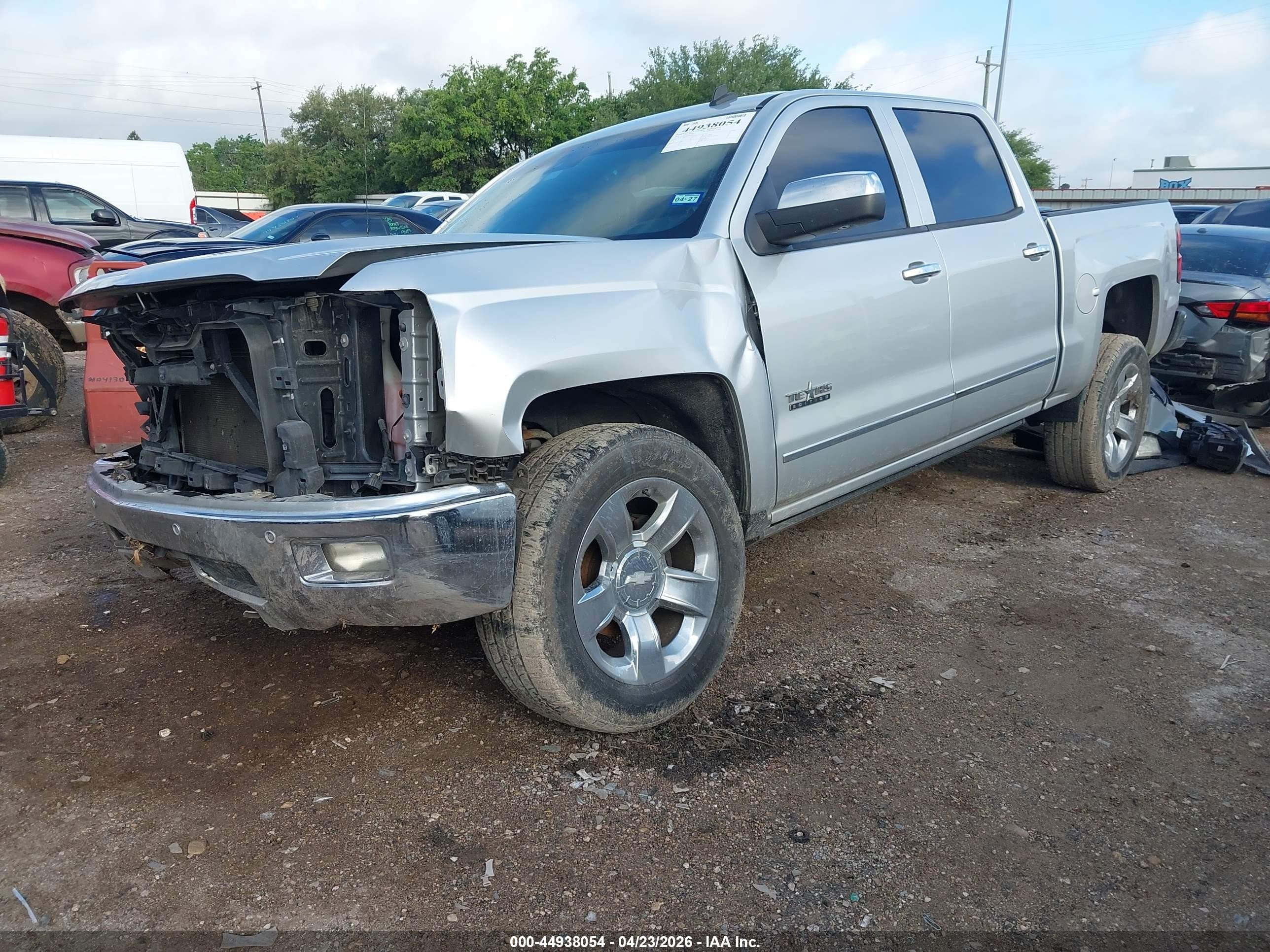 2014 Chevrolet Silverado 1500 1lz Gray vin: 3GCPCSEC0EG419084