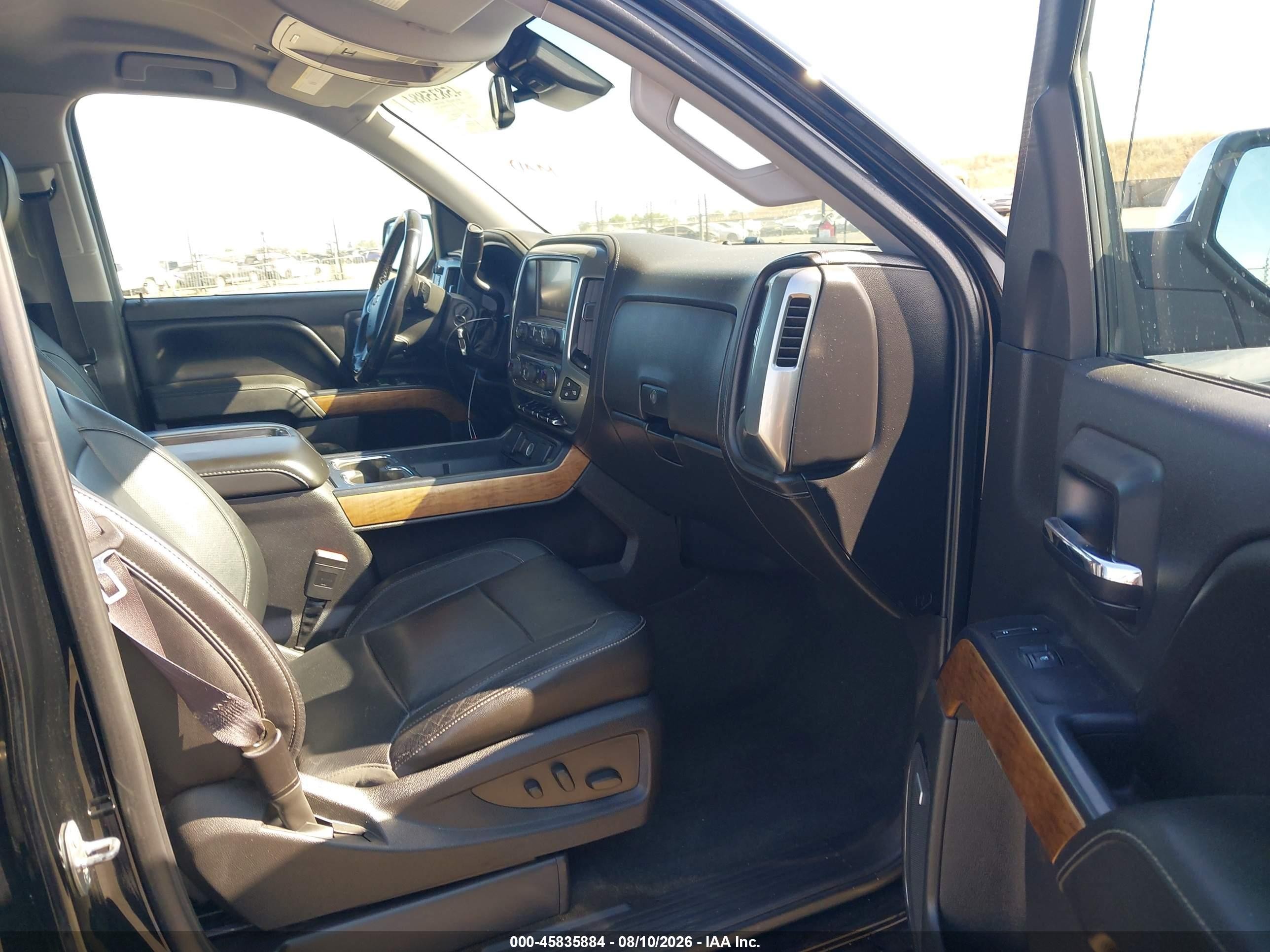2015 Chevrolet Silverado 1500 Ltz Black vin: 3GCPCSEC0FG119112