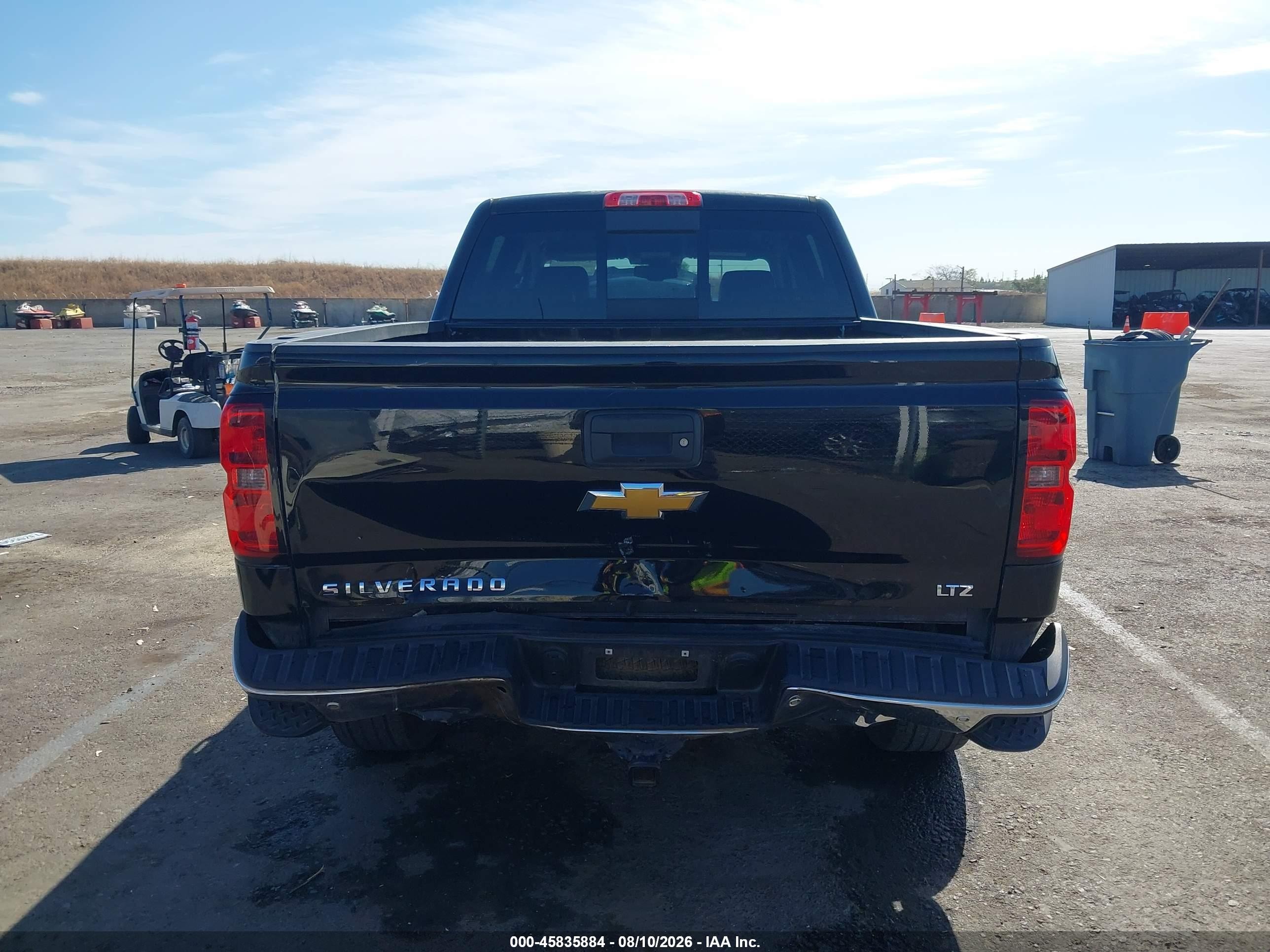 2015 Chevrolet Silverado 1500 Ltz Black vin: 3GCPCSEC0FG119112