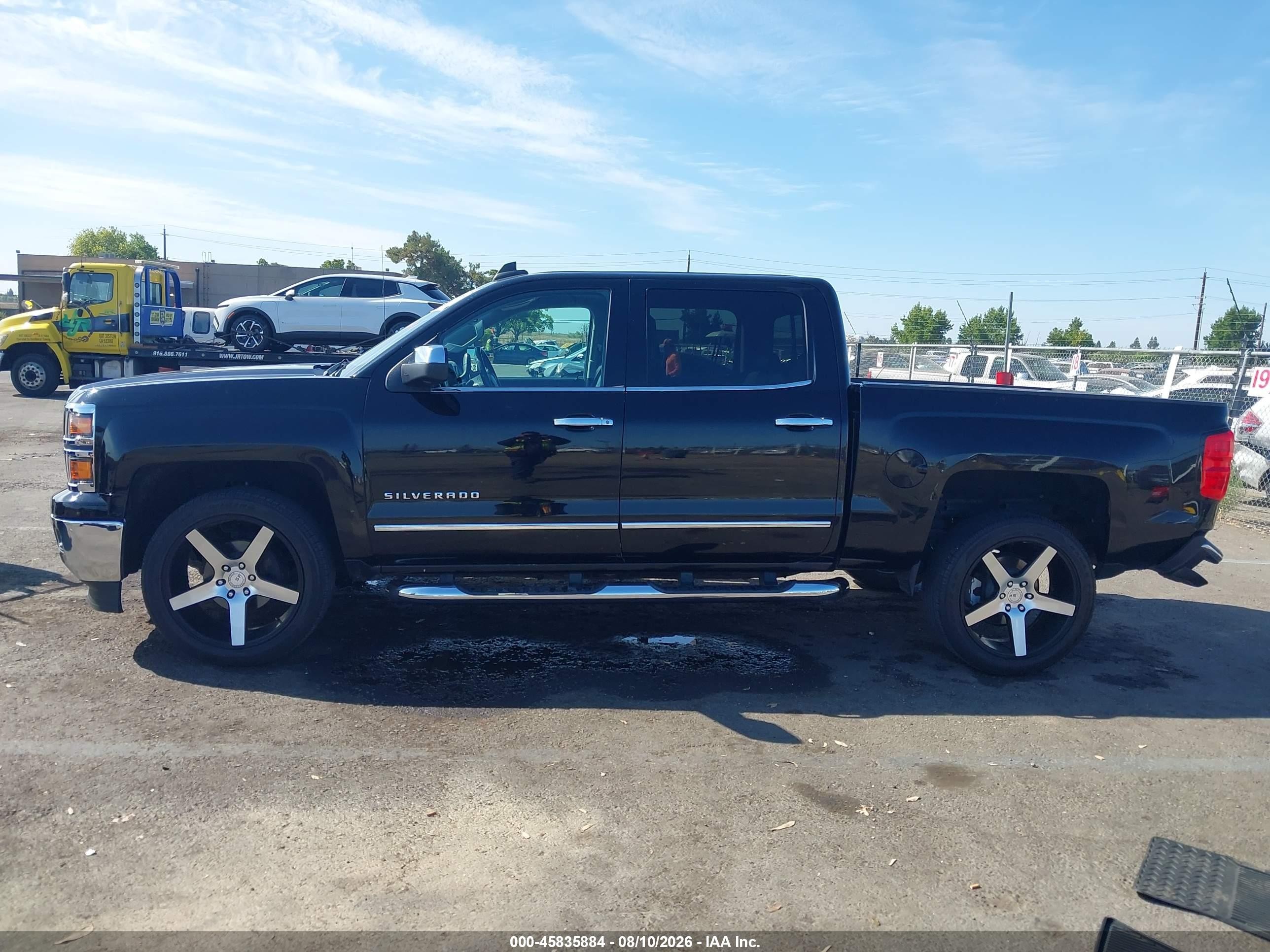 2015 Chevrolet Silverado 1500 Ltz Black vin: 3GCPCSEC0FG119112