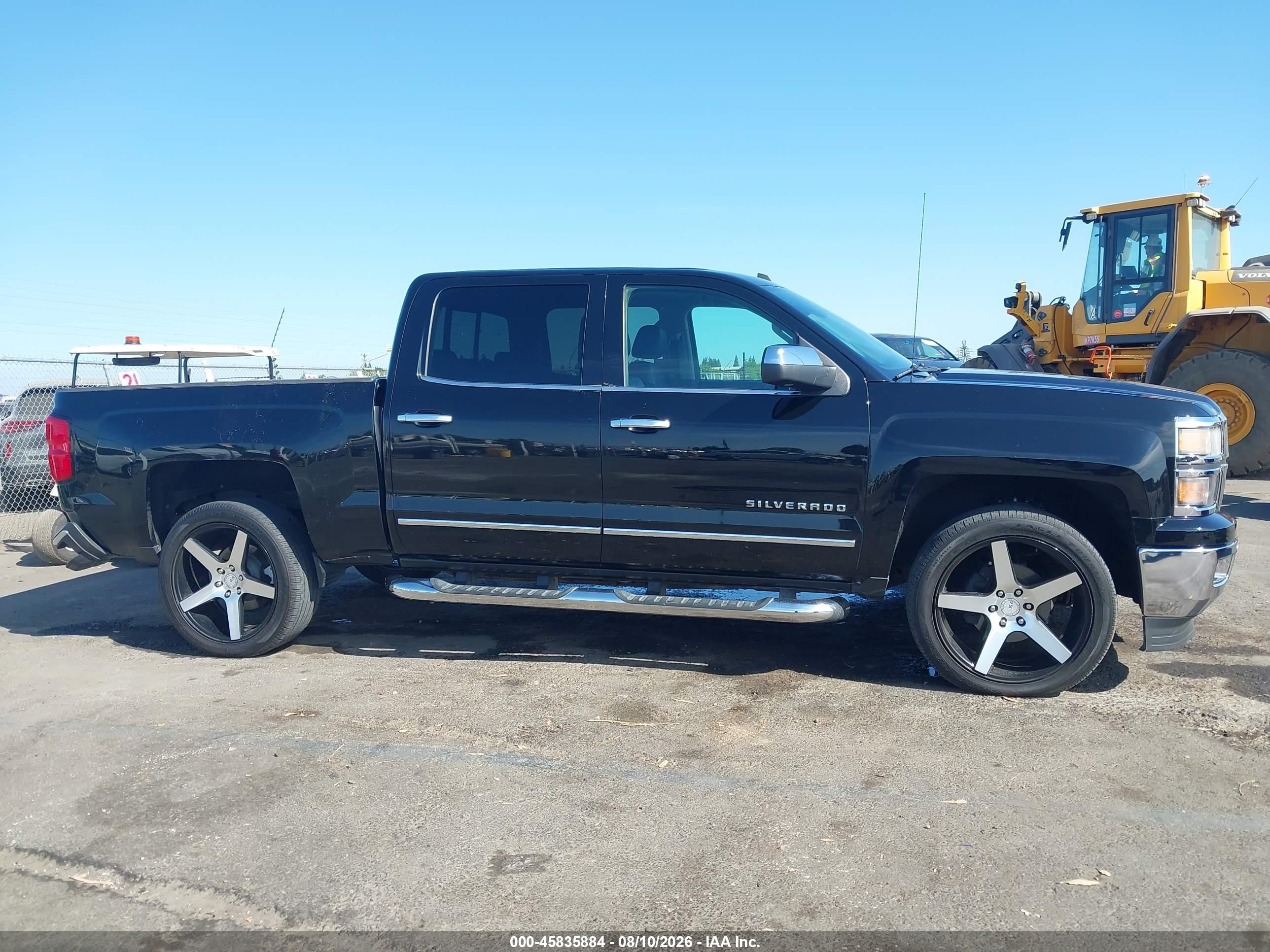 2015 Chevrolet Silverado 1500 Ltz Black vin: 3GCPCSEC0FG119112