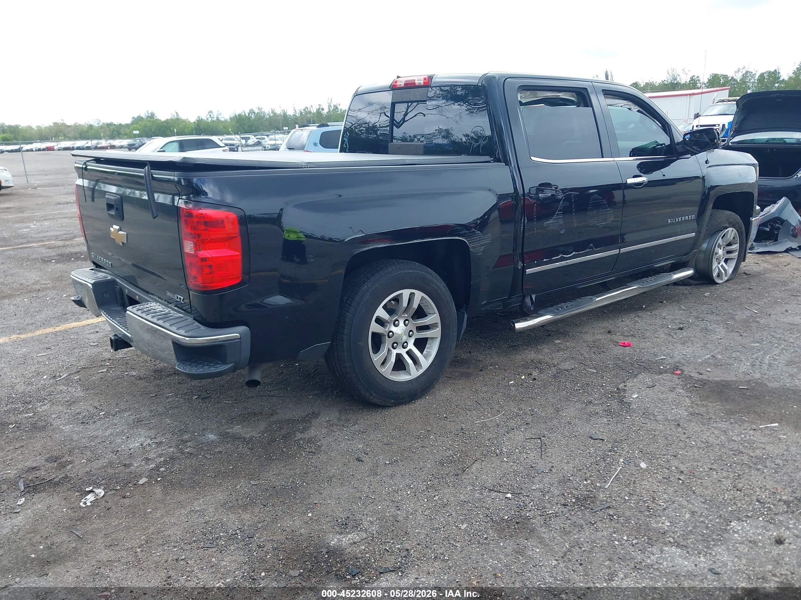 2015 Chevrolet Silverado 1500 1lz Black vin: 3GCPCSEC0FG202393