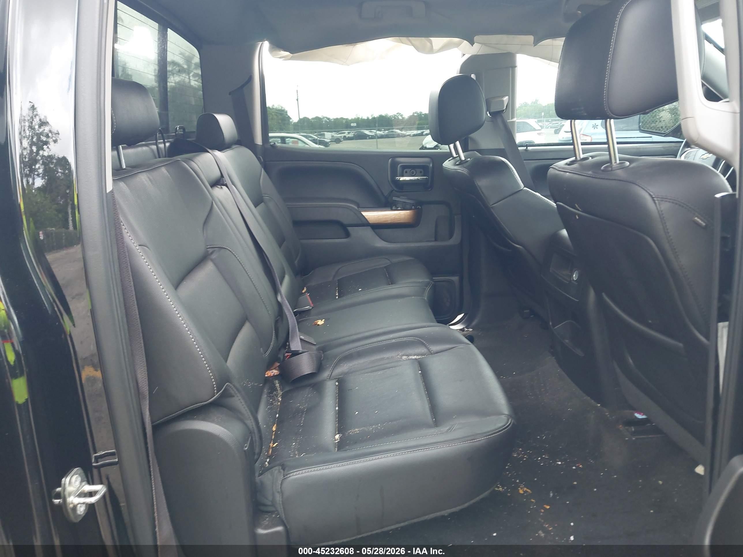 2015 Chevrolet Silverado 1500 1lz Black vin: 3GCPCSEC0FG202393