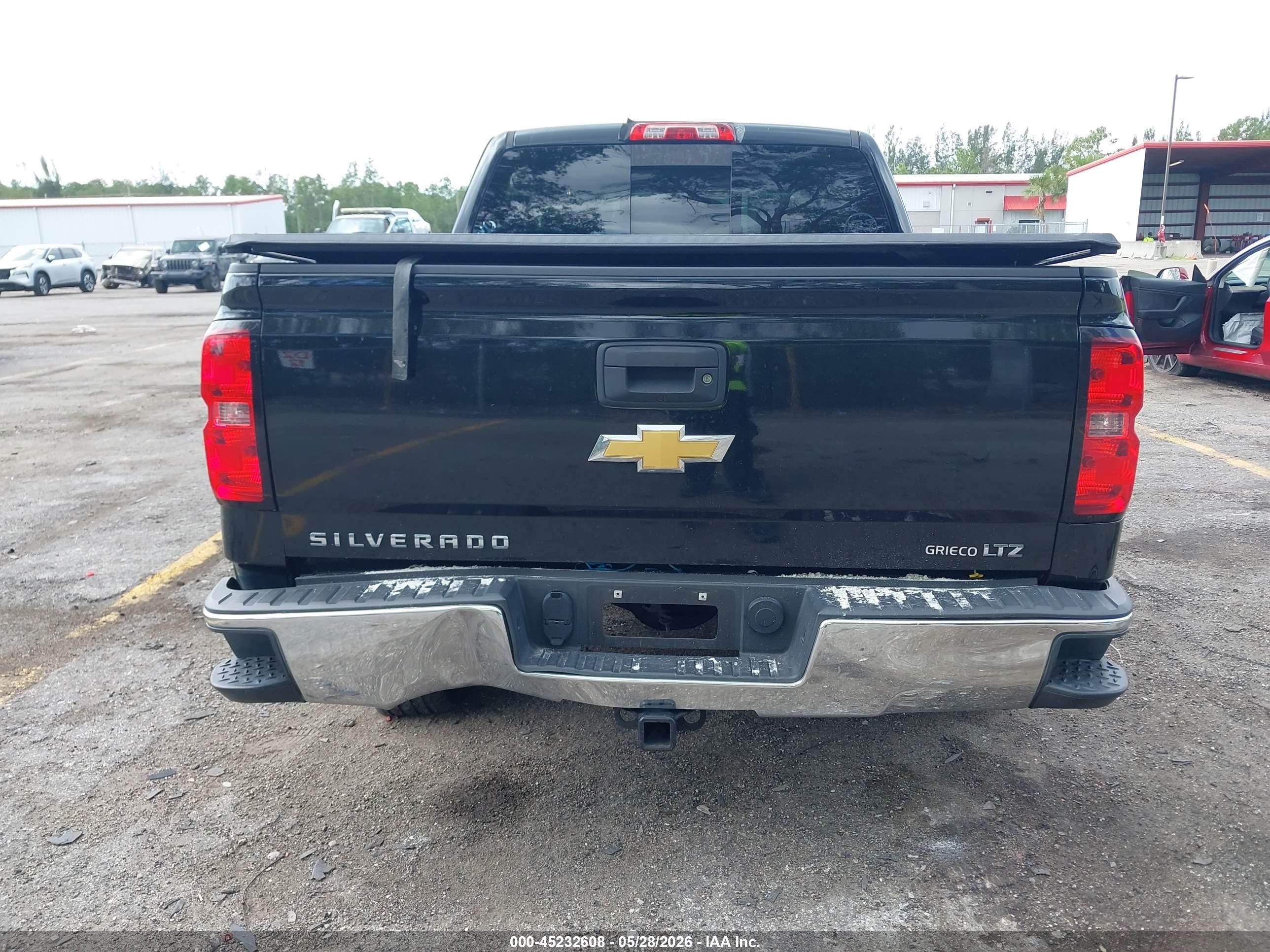 2015 Chevrolet Silverado 1500 1lz Black vin: 3GCPCSEC0FG202393