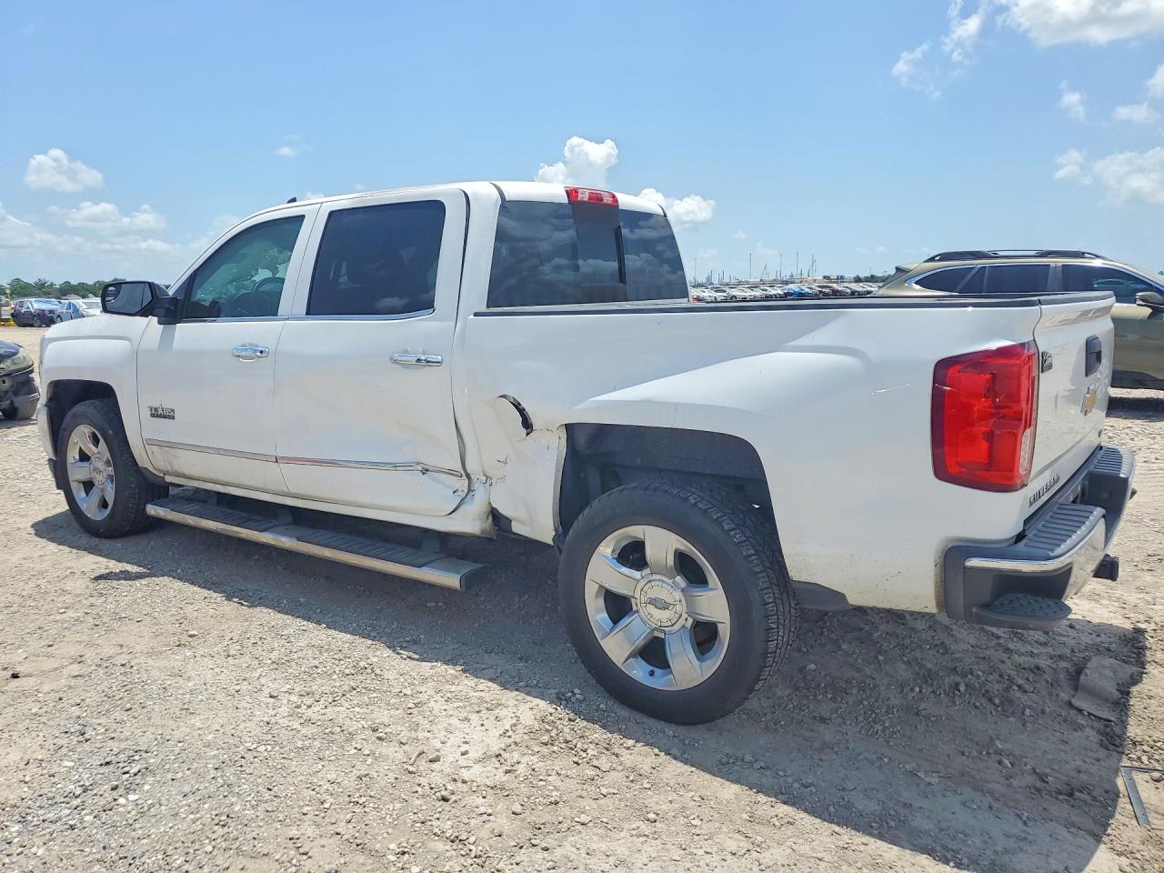 2018 Chevrolet Silverado C1500 Ltz White vin: 3GCPCSEC0JG182705
