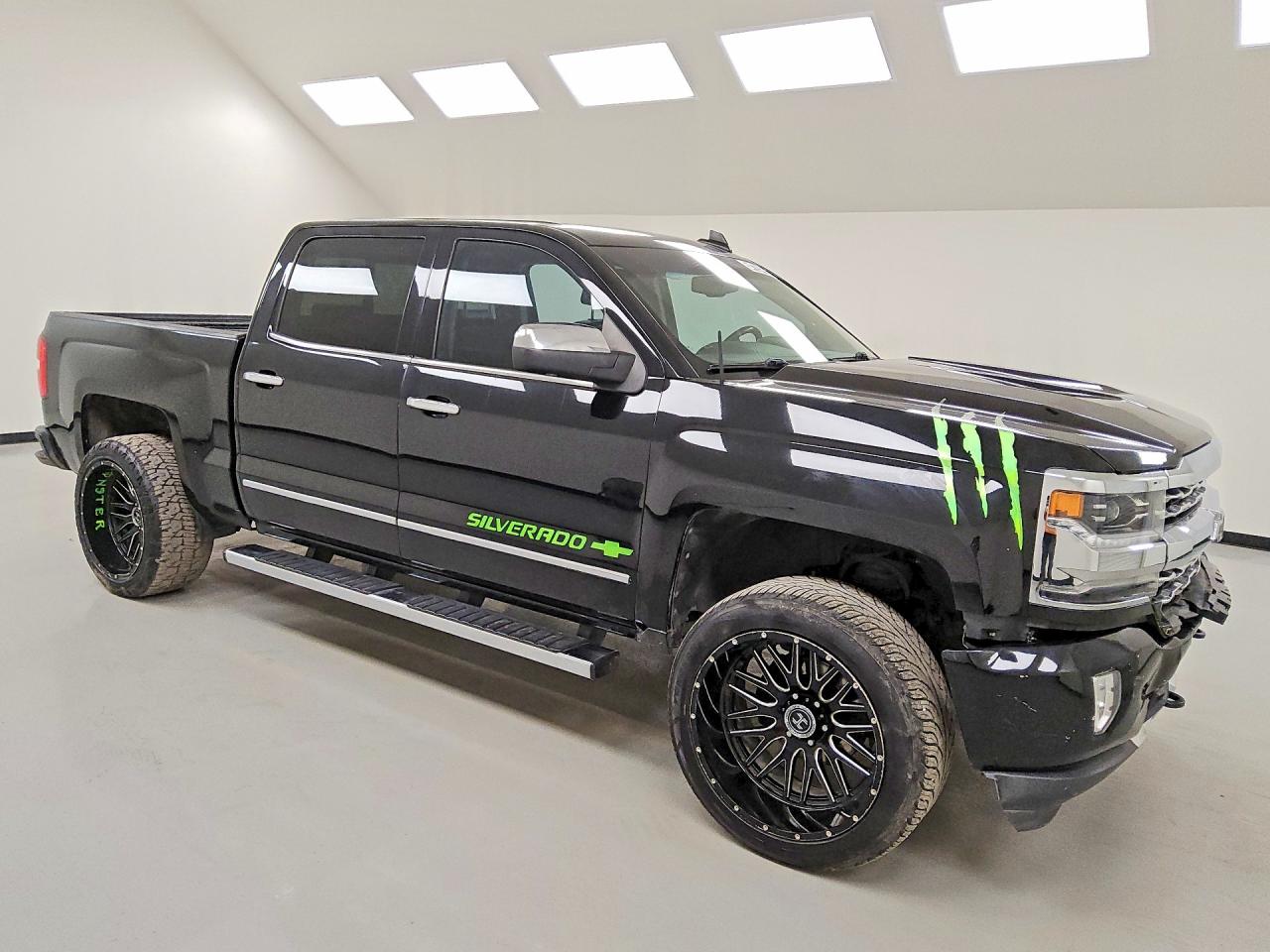 2018 Chevrolet Silverado C1500 Ltz Black vin: 3GCPCSEC1JG238330